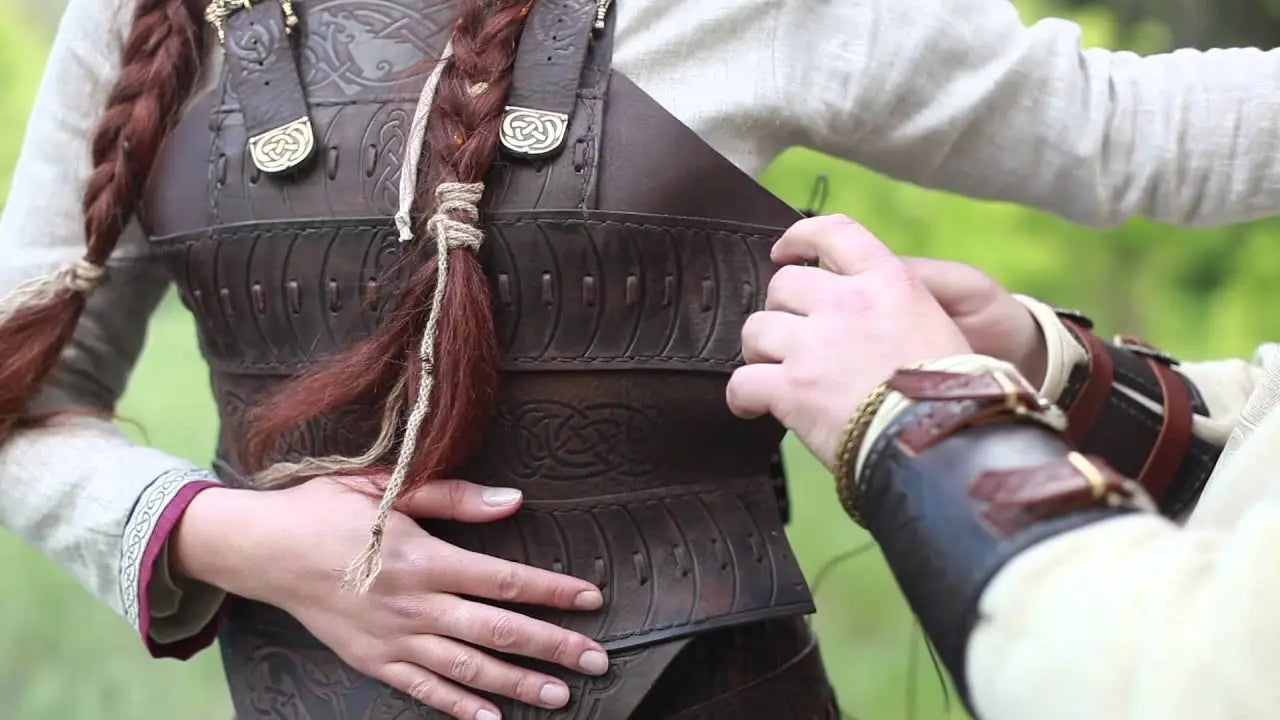 Viking Leather Boots, Armor, Belts, Jewelry and More