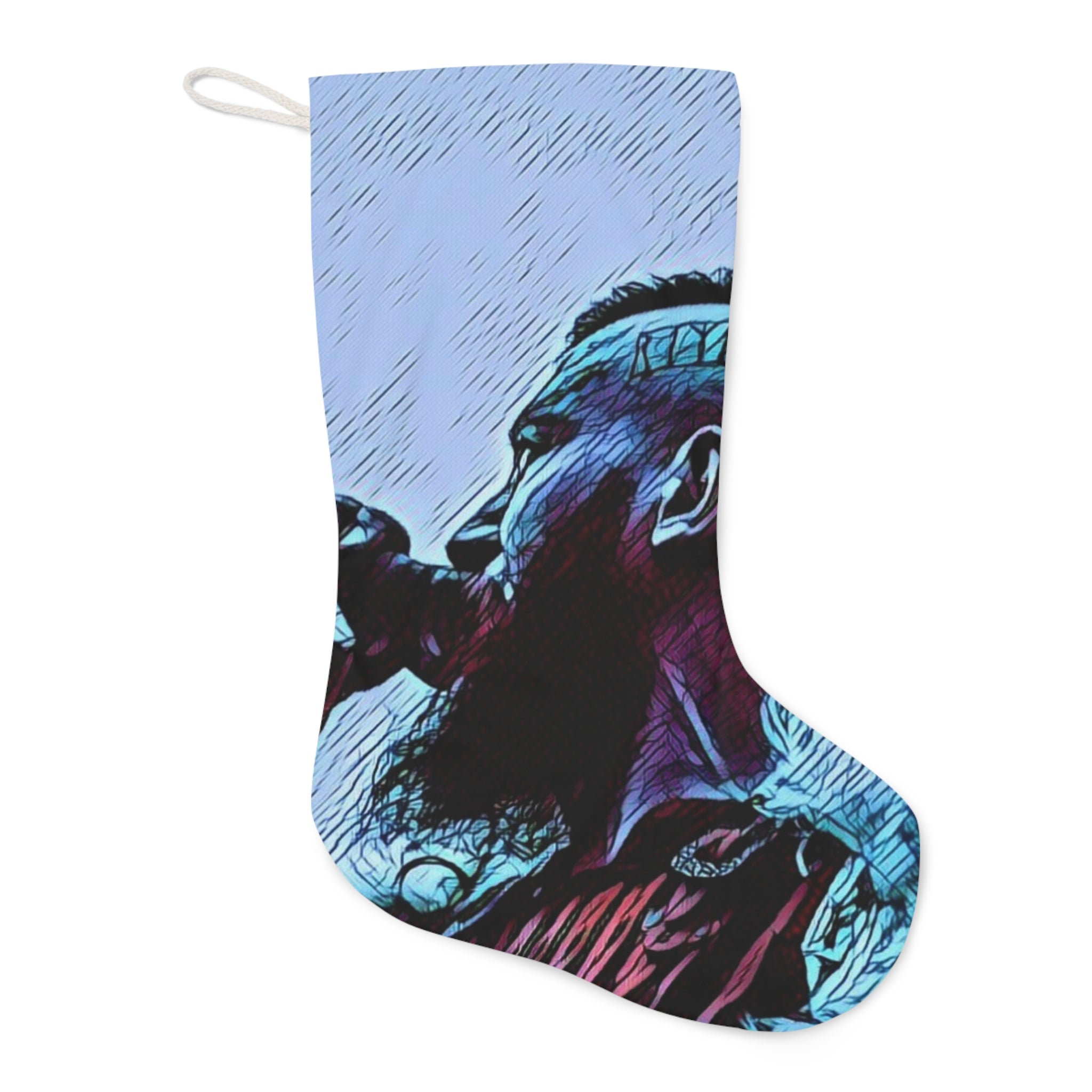 Large Nordic Christmas Stocking