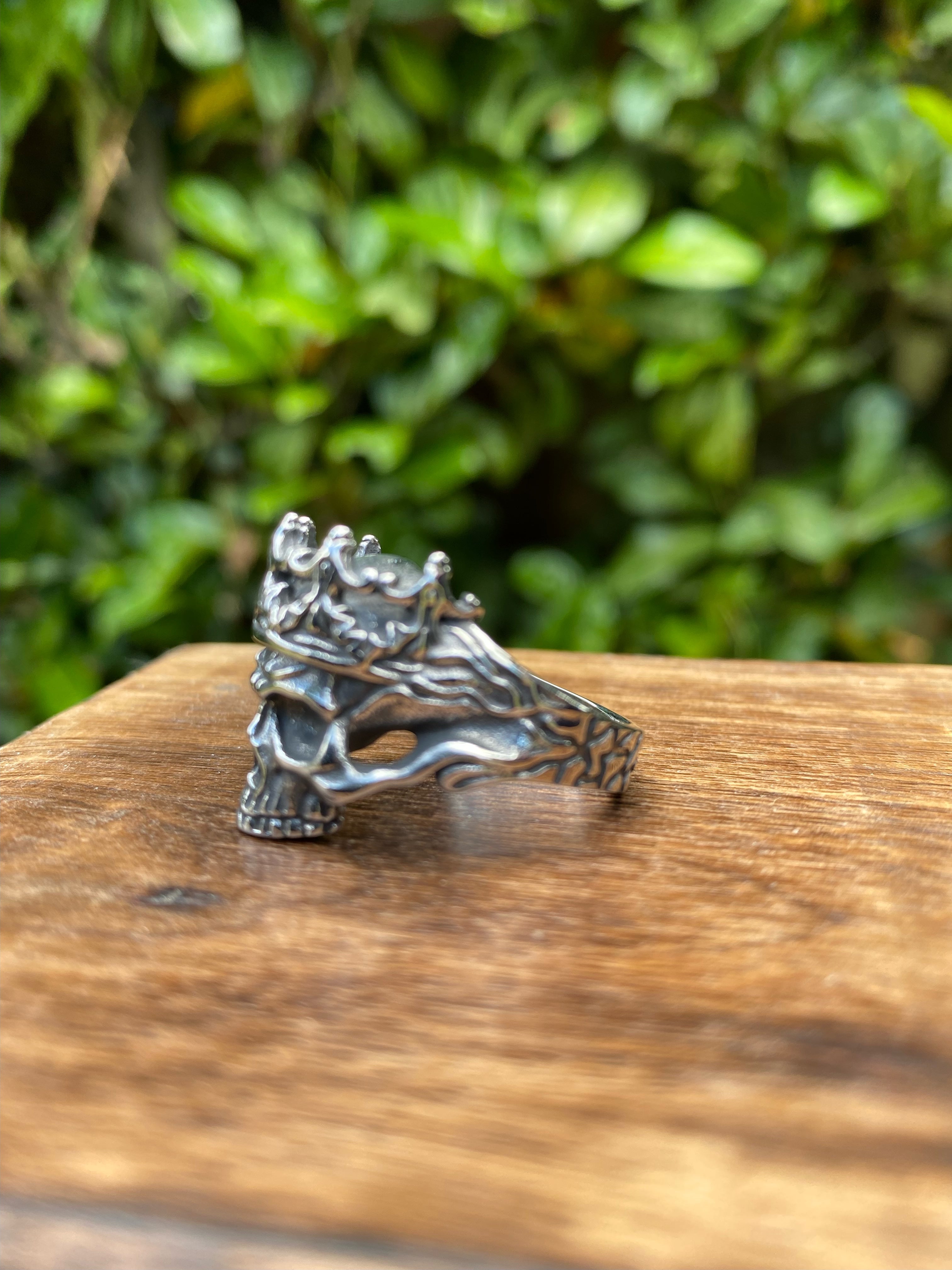 Viking Ring - Ravens Skull