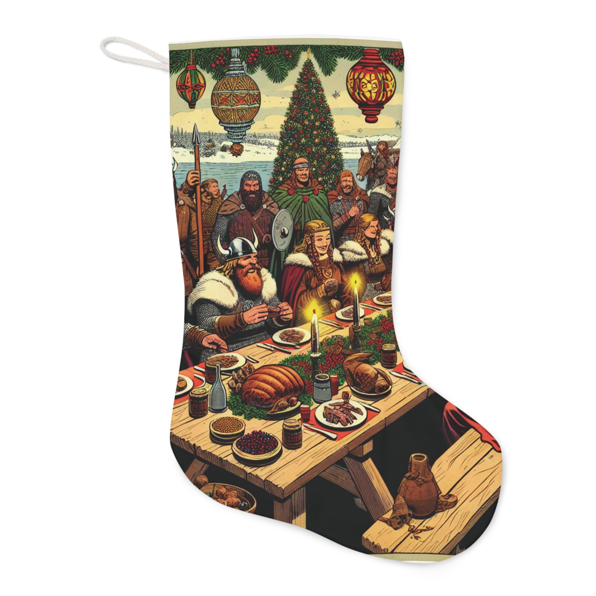 A Festive Norse Feast Christmas Stocking