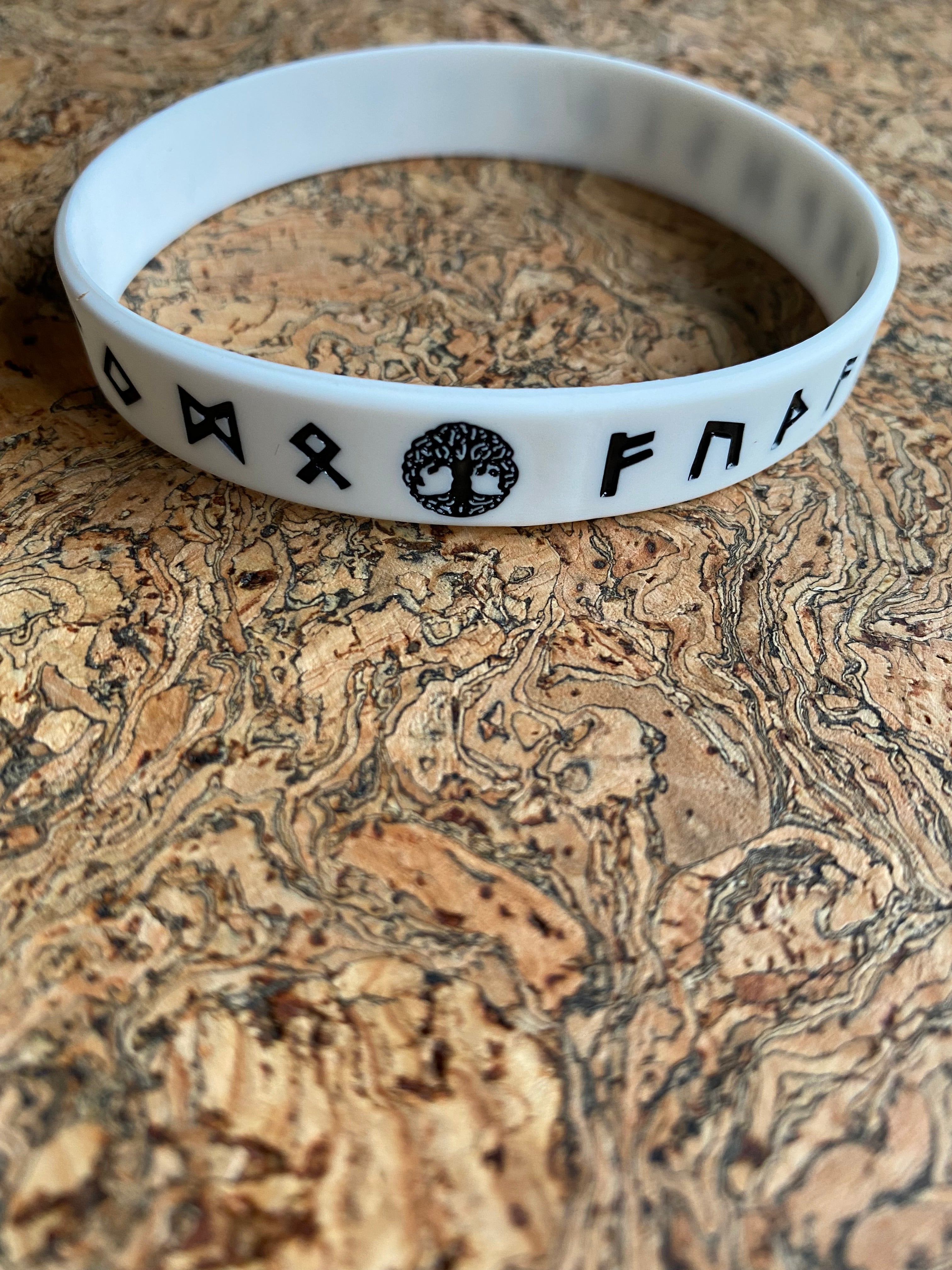 Yggdrasil Tree Of Life  Rubber Bracelet