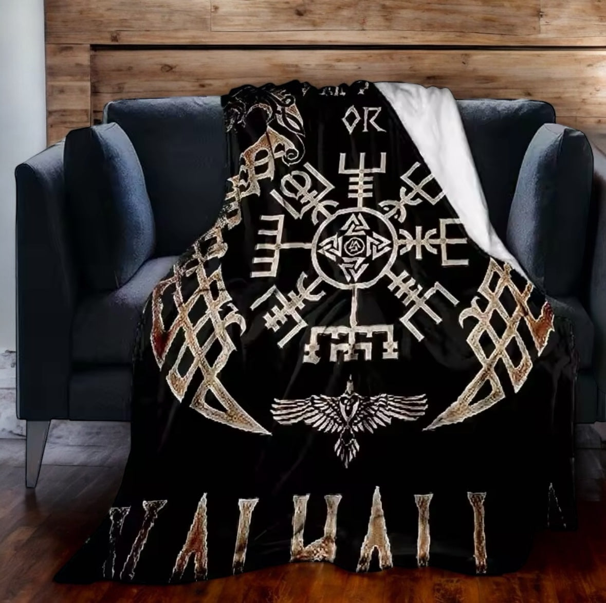 Journey to Valhalla Soft Throw Blanket