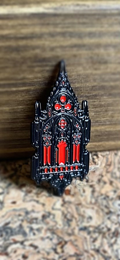 The Gothic Church Decorative Pin Badge