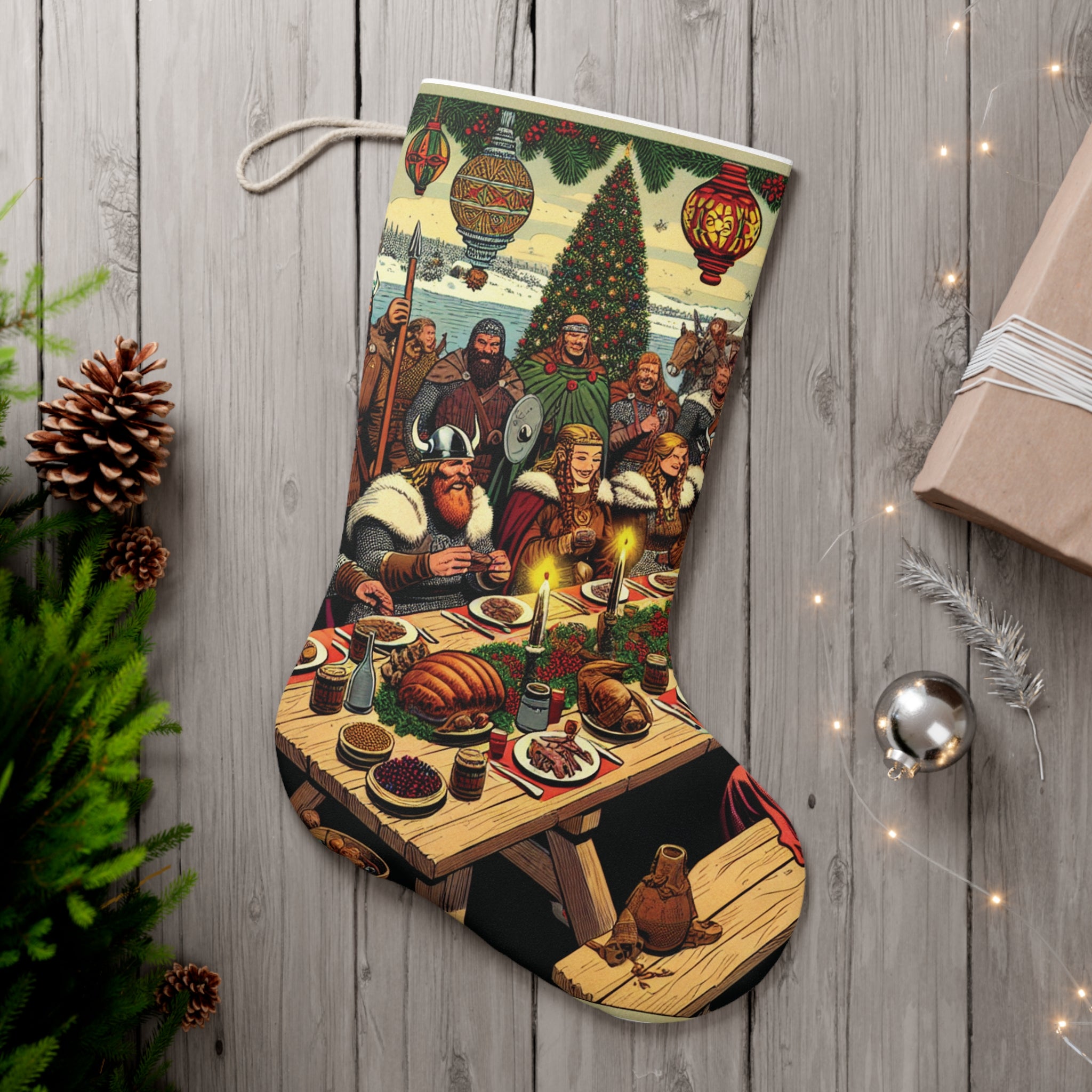 A Festive Norse Feast Christmas Stocking