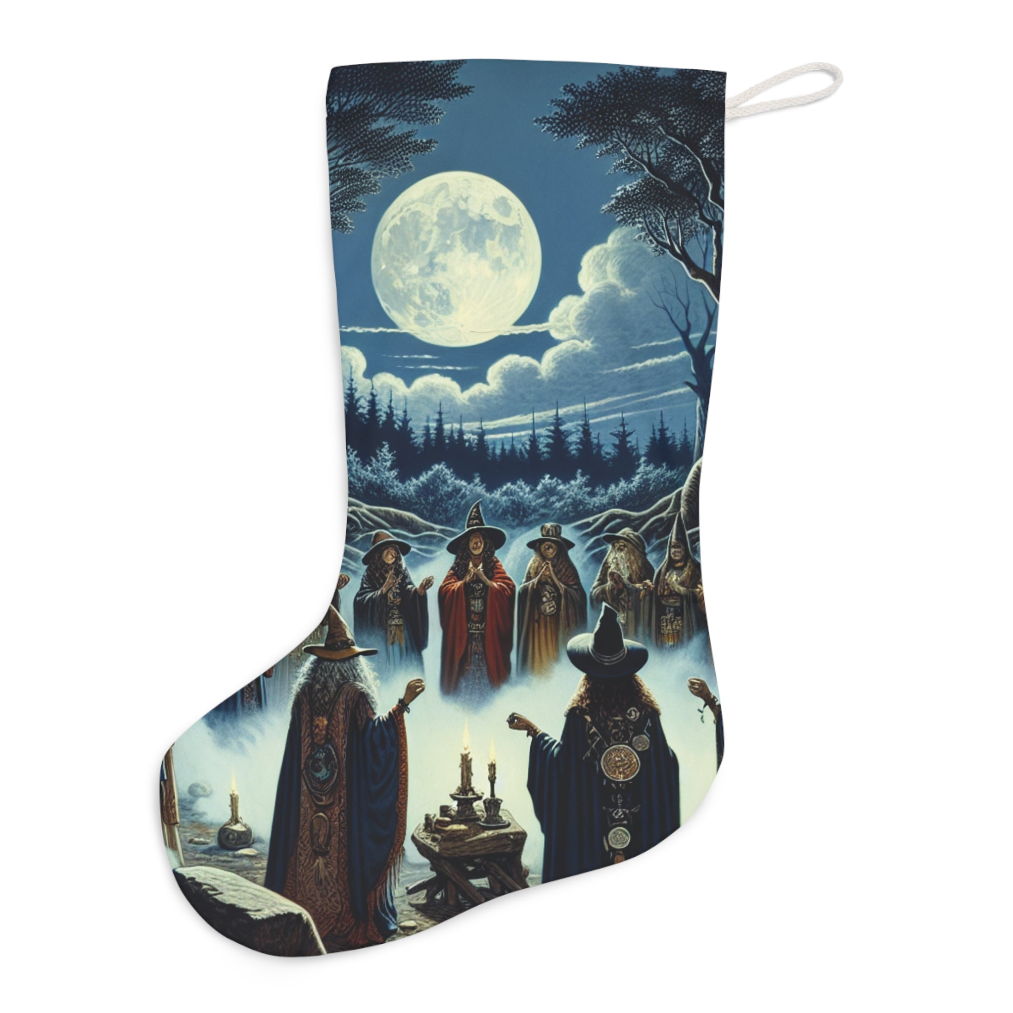 A Pagan’s Gathering Large Nordic Christmas Stocking