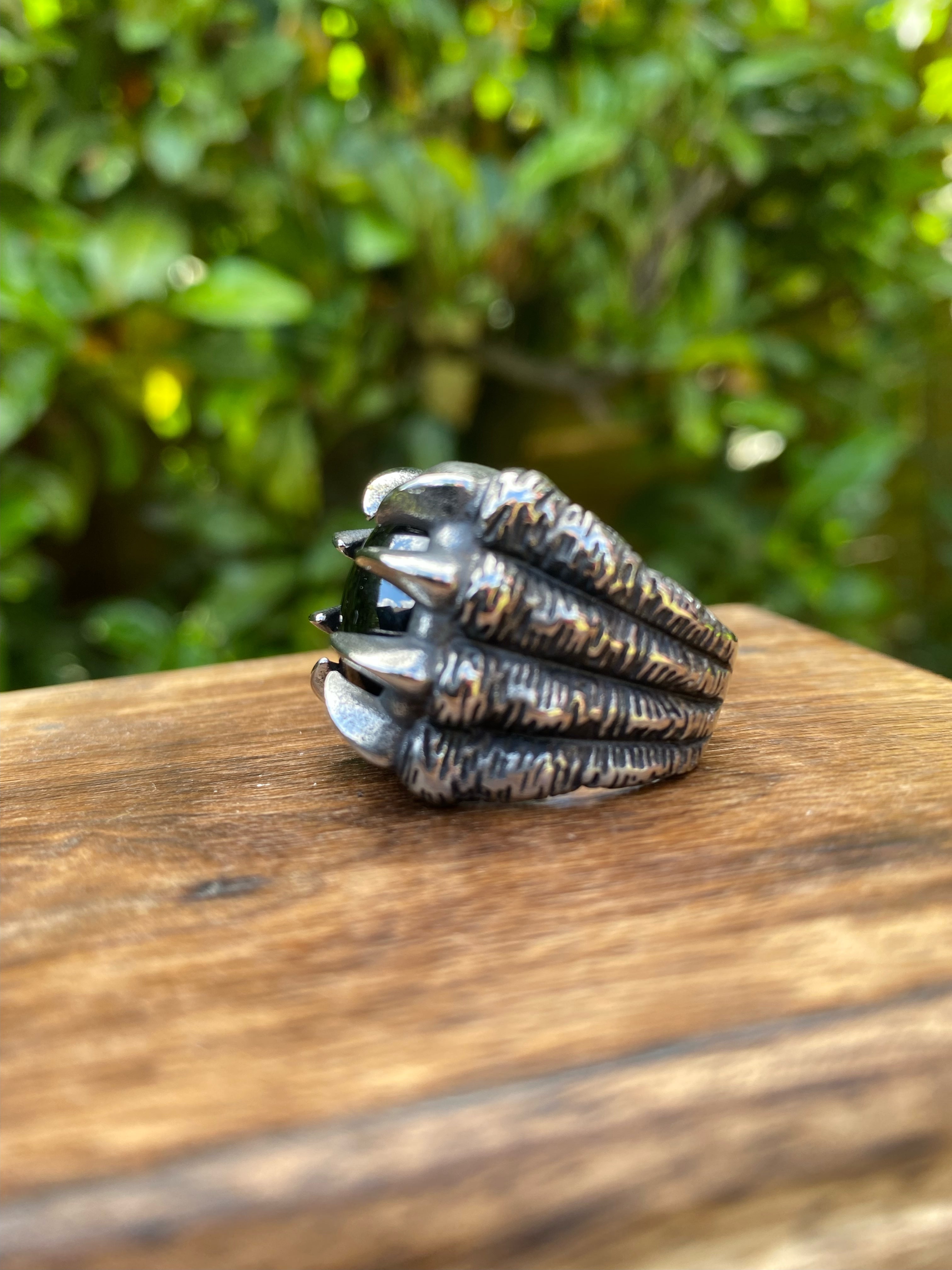 Viking Ring - Silver Wolf Claws