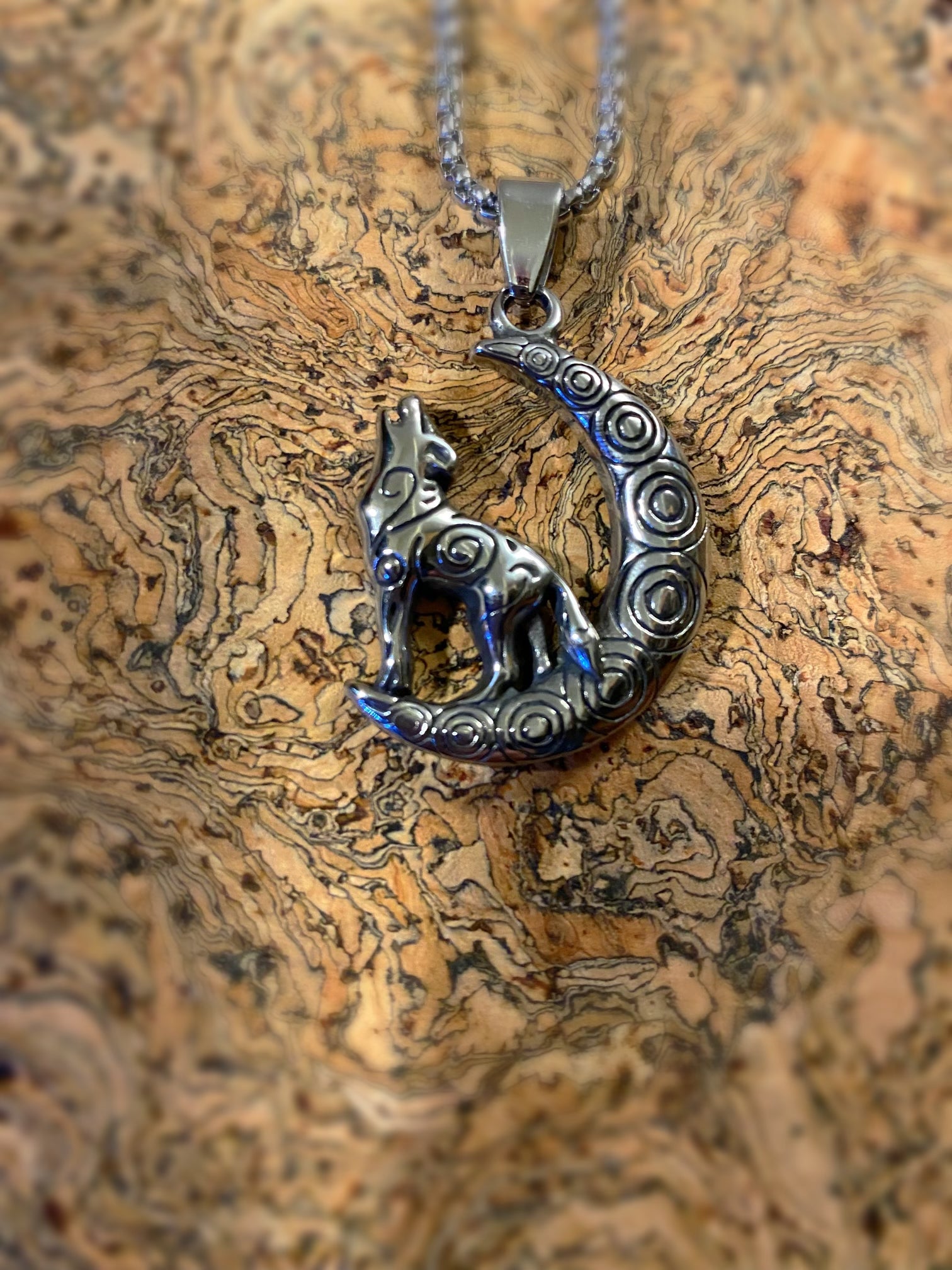 Viking Necklace - Fenrir’s Half Moon