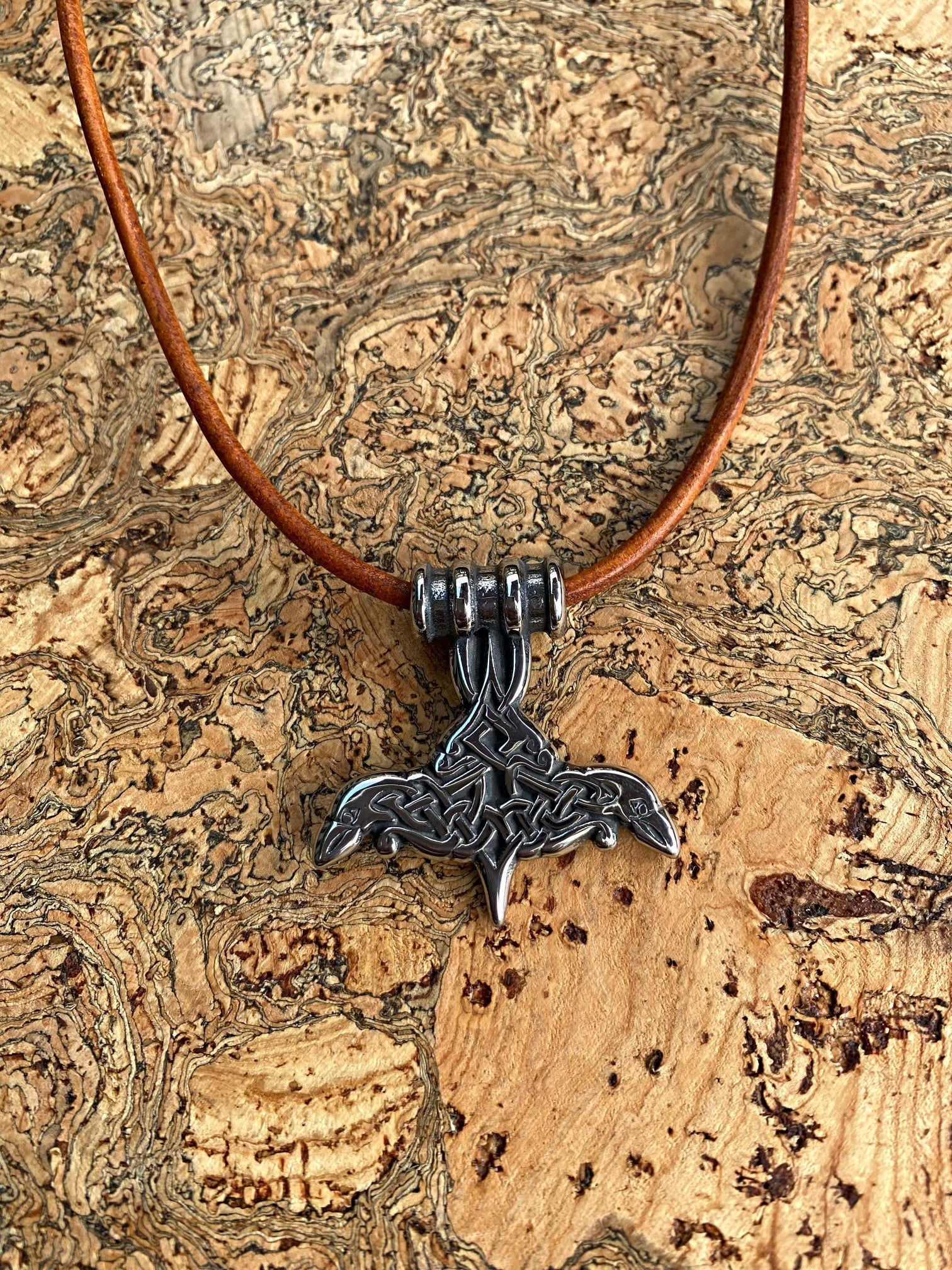 Viking Raven Necklace - The Ravens Hoard