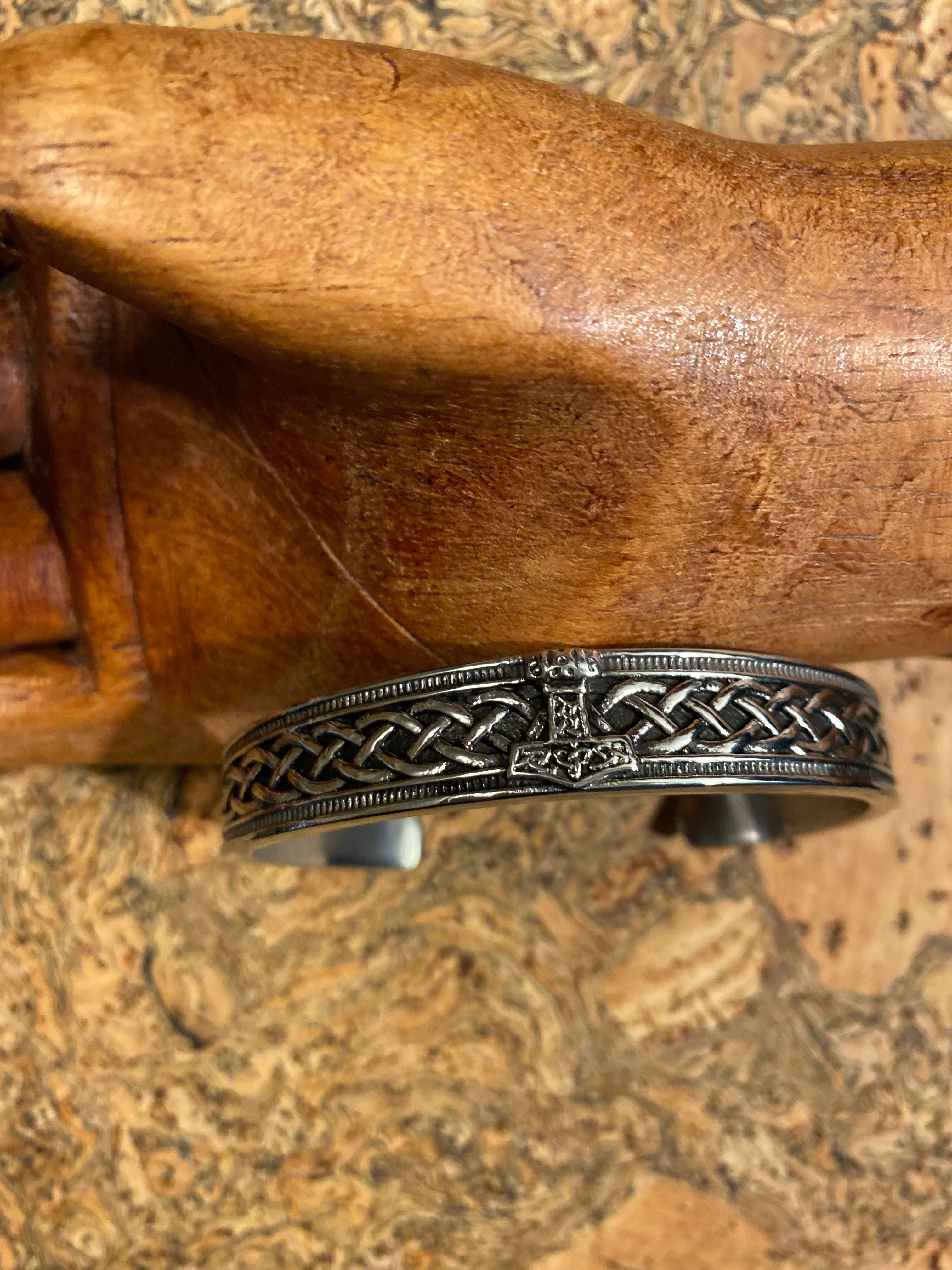 Viking Arm Ring - Norse Thor Hammer