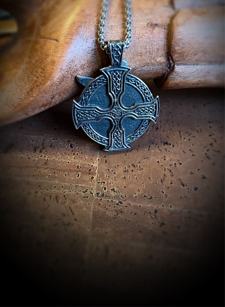 Viking Necklace - Vegvisir Ravens Odin Warrior