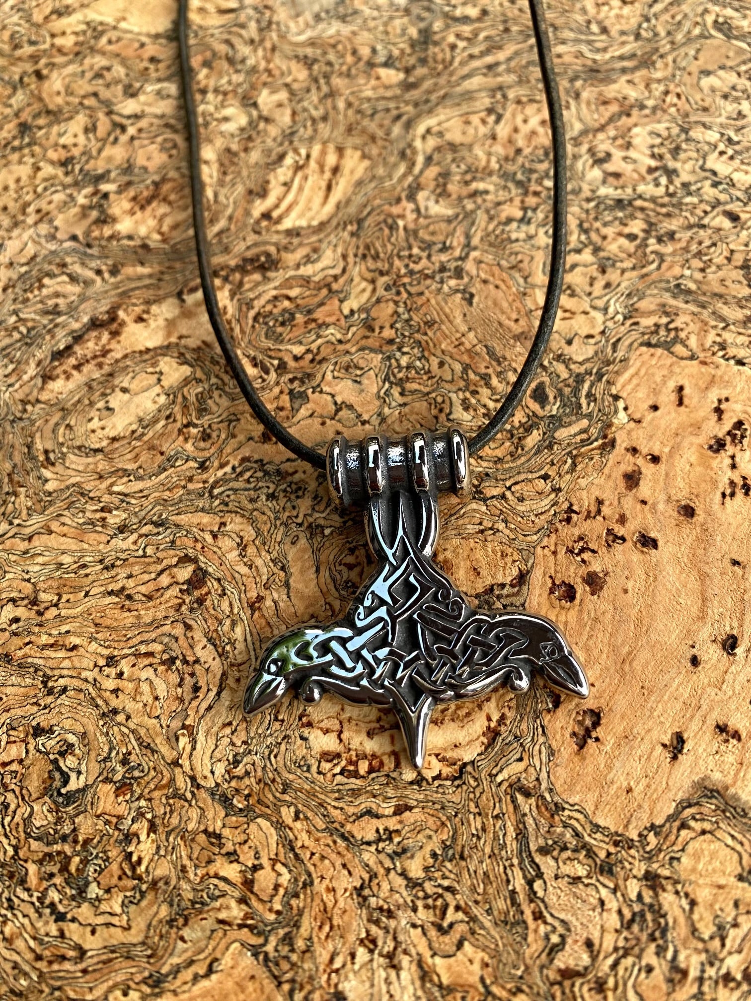 Viking Raven Necklace - The Ravens Hoard