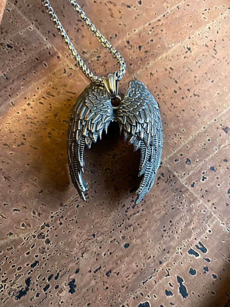 Viking Necklace - Heavy Blood Eagle Wings