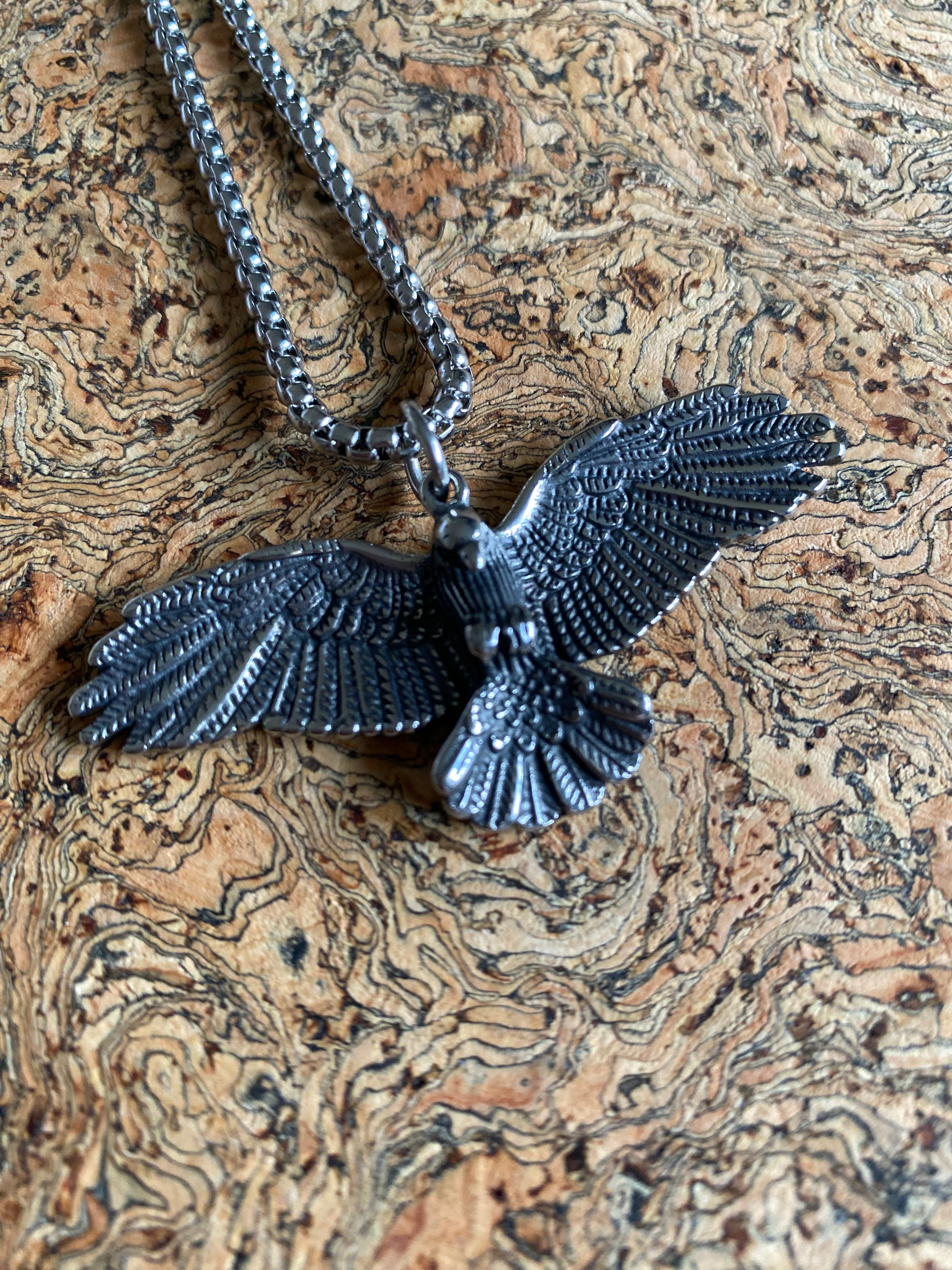 Viking Necklace - Odin's Ravens