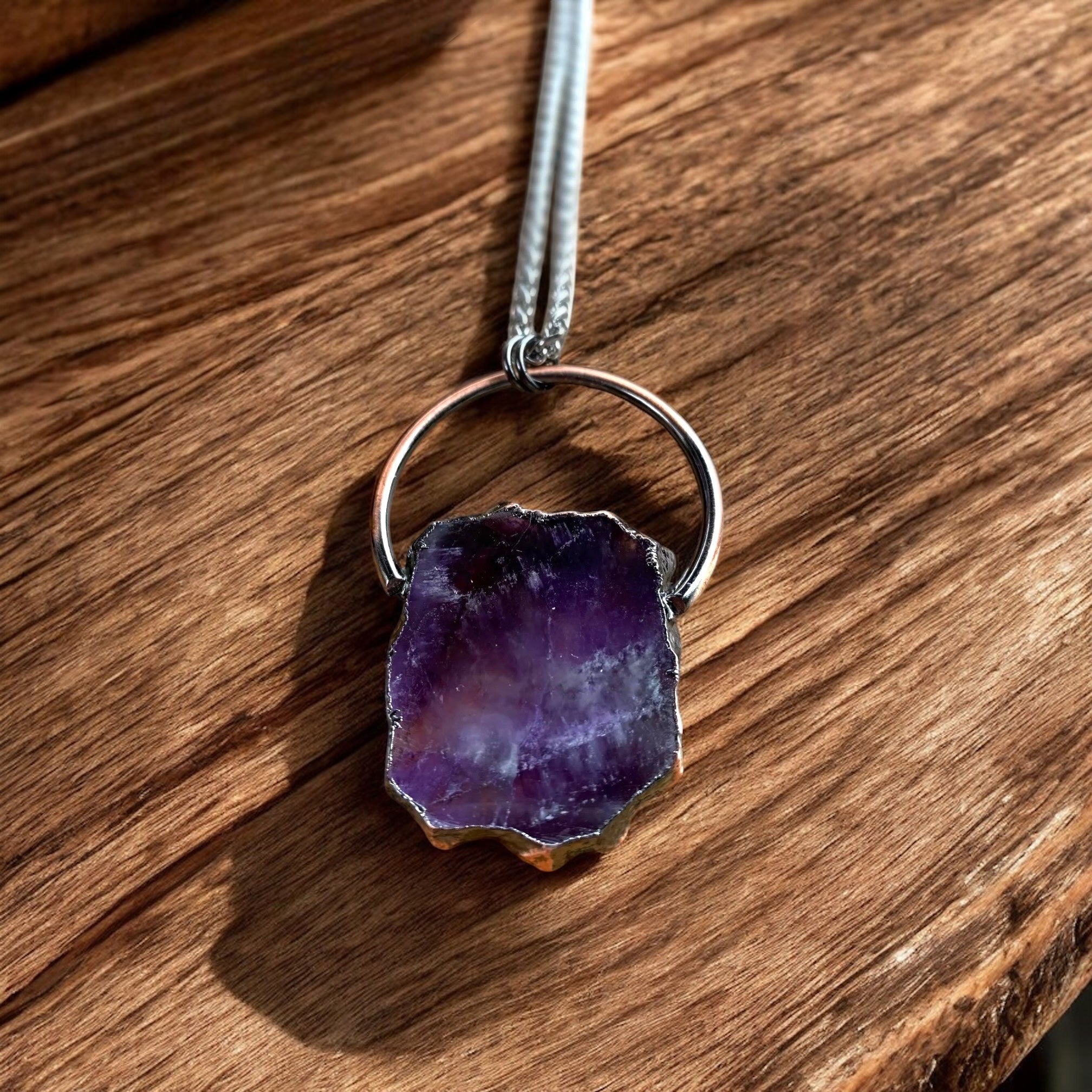 Pagan Necklace - Amethyst Crystal