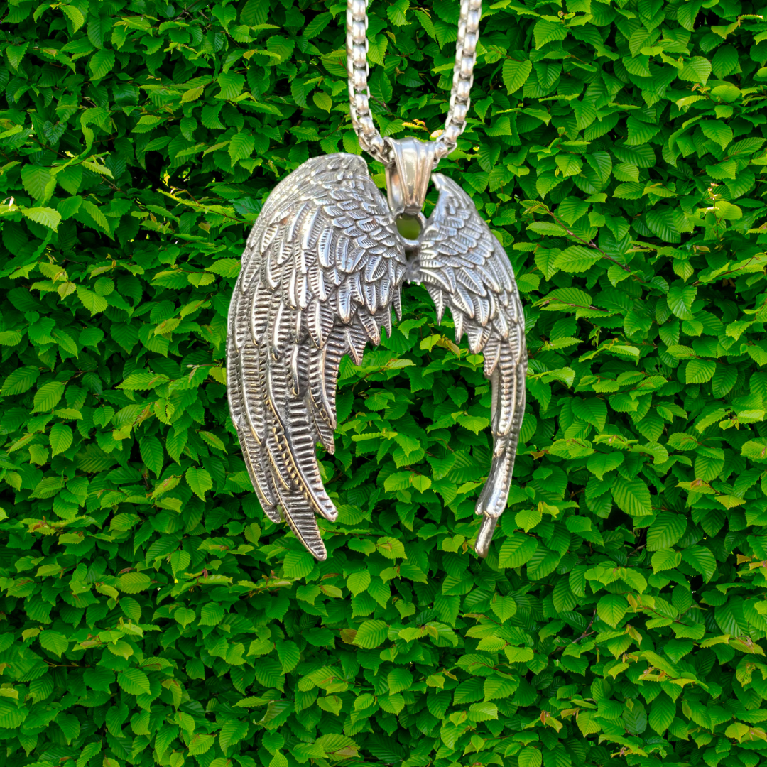 Viking Necklace - Heavy Blood Eagle Wings