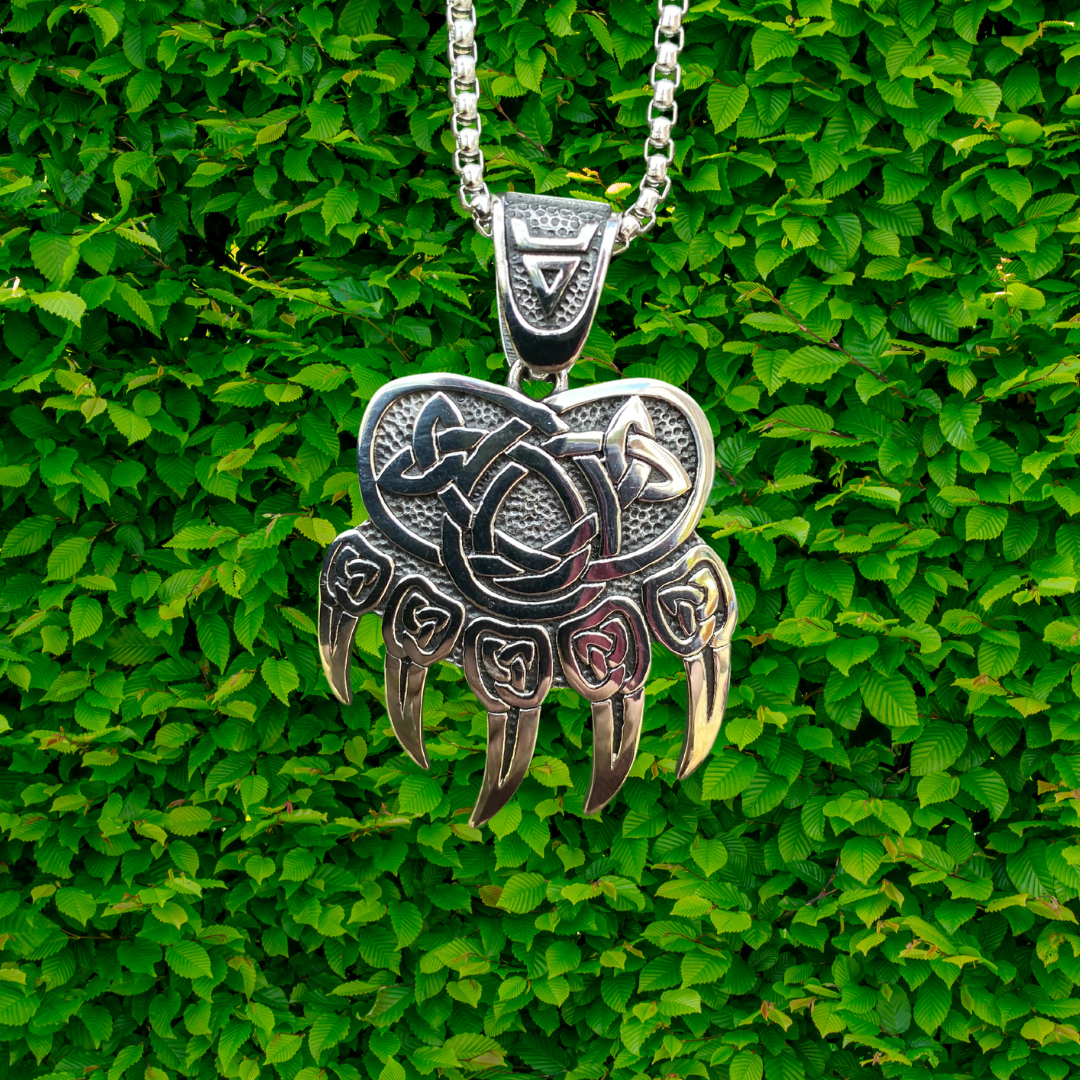 Viking Necklace - Bear Paw