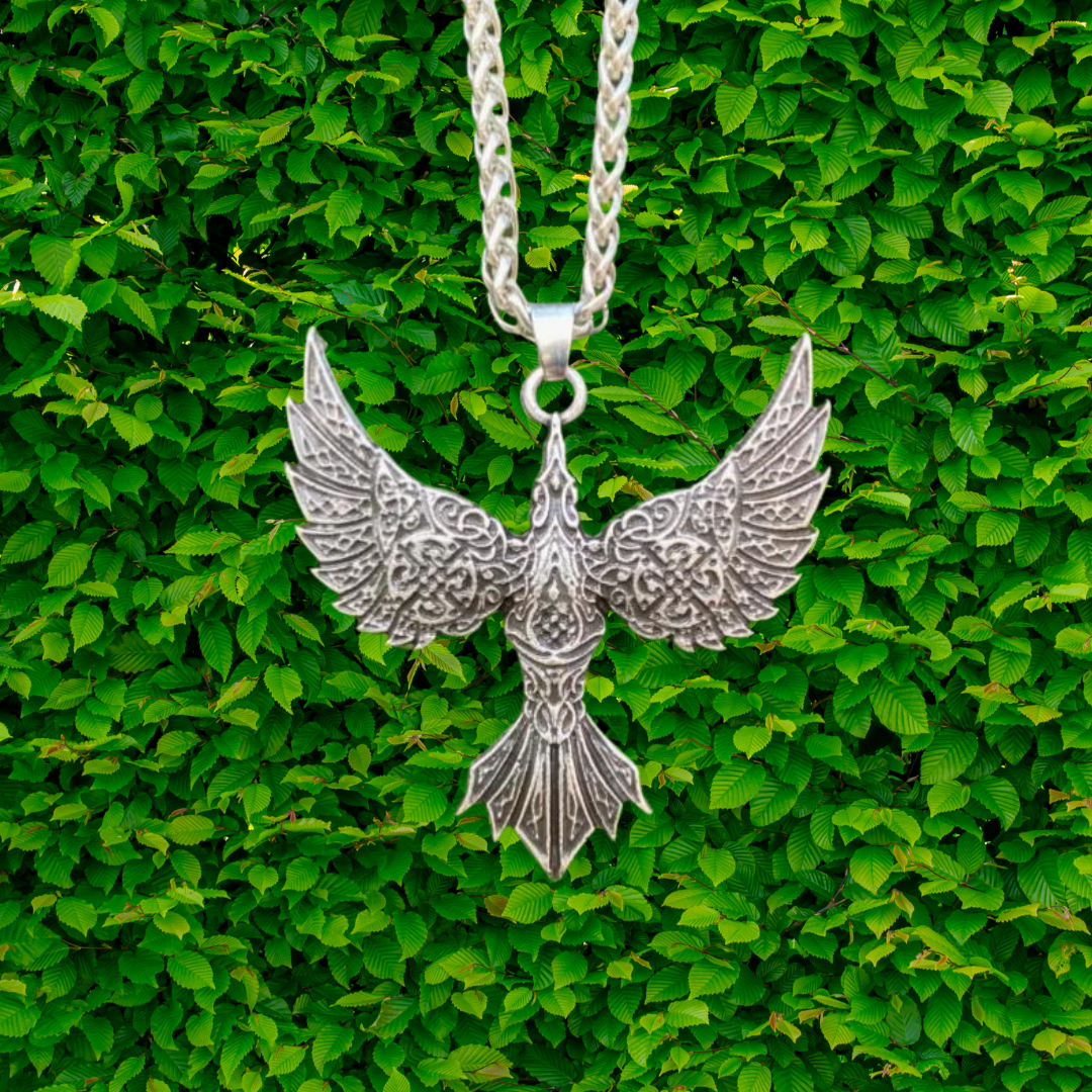 Viking Necklace - The eye of the Raven