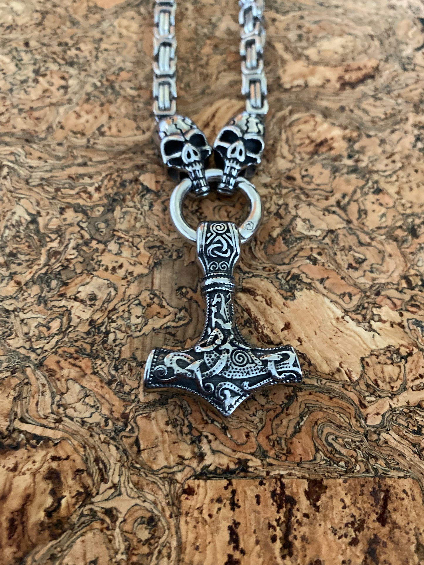 Legendary Premium Thor Hammer Viking Necklace