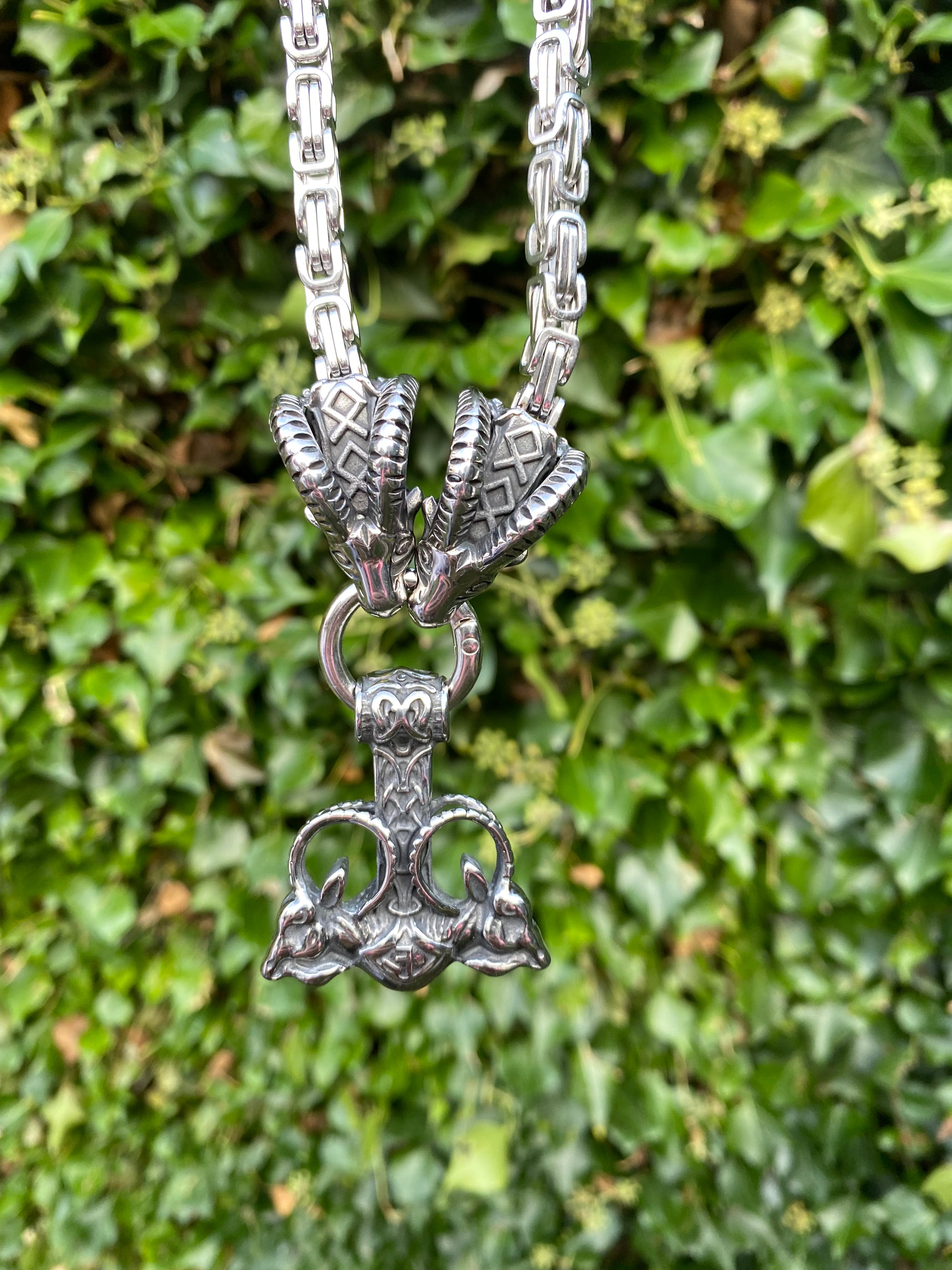 Viking Necklace - The Horned Protector