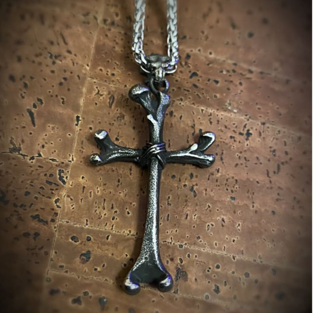 Viking Necklace - Nordic Bones Cross