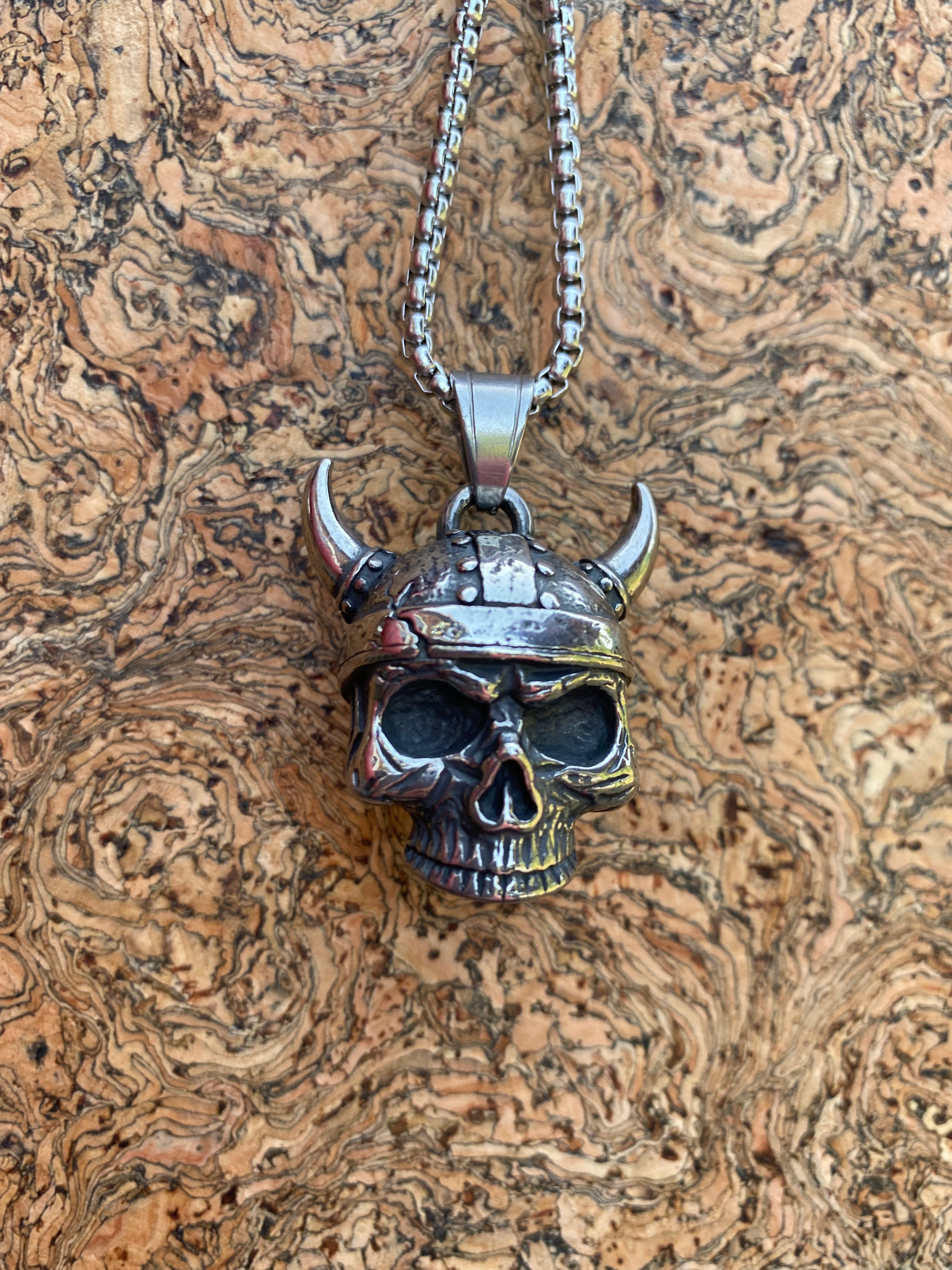 Viking Necklace - Nordic Skull