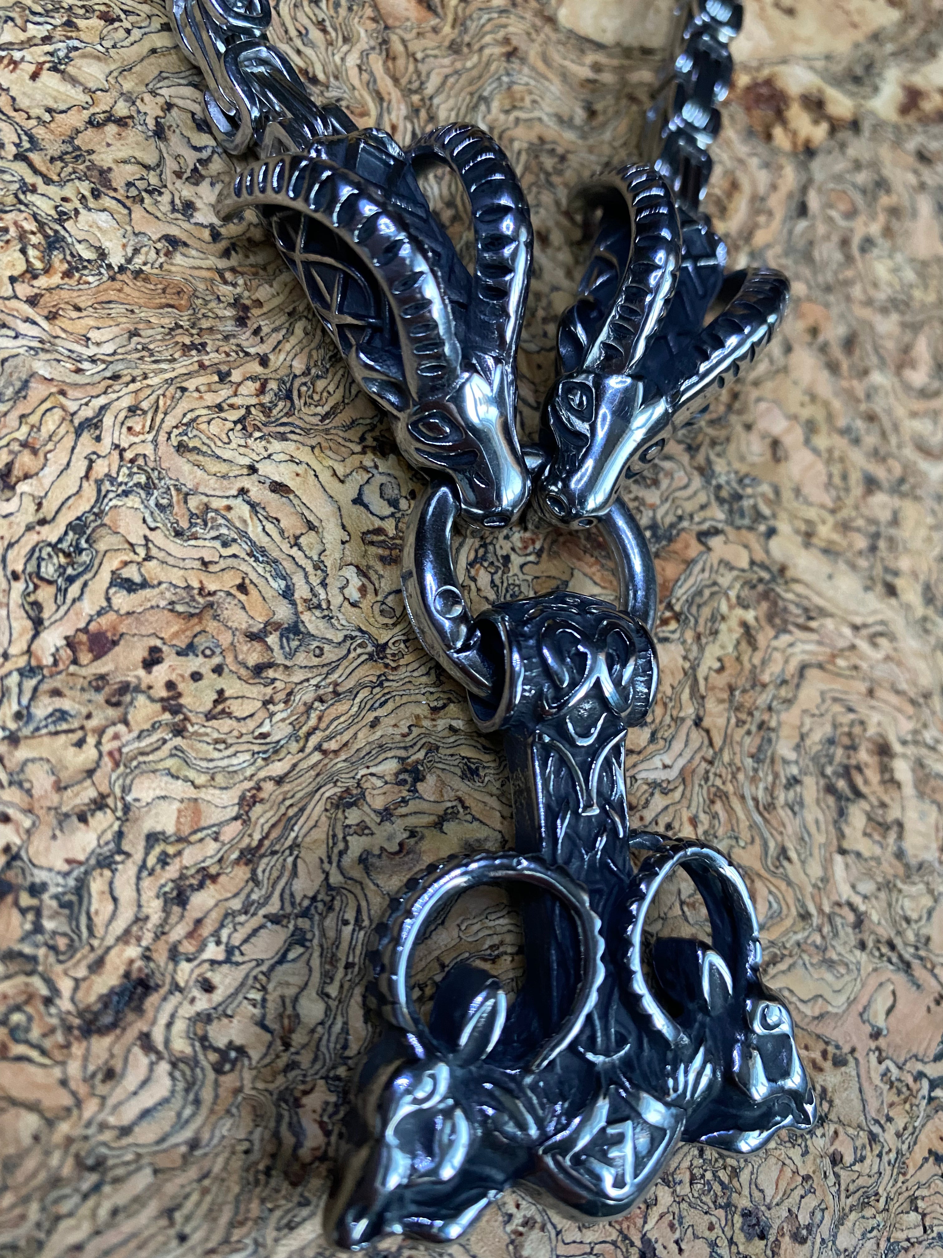 Viking Necklace - The Horned Protector