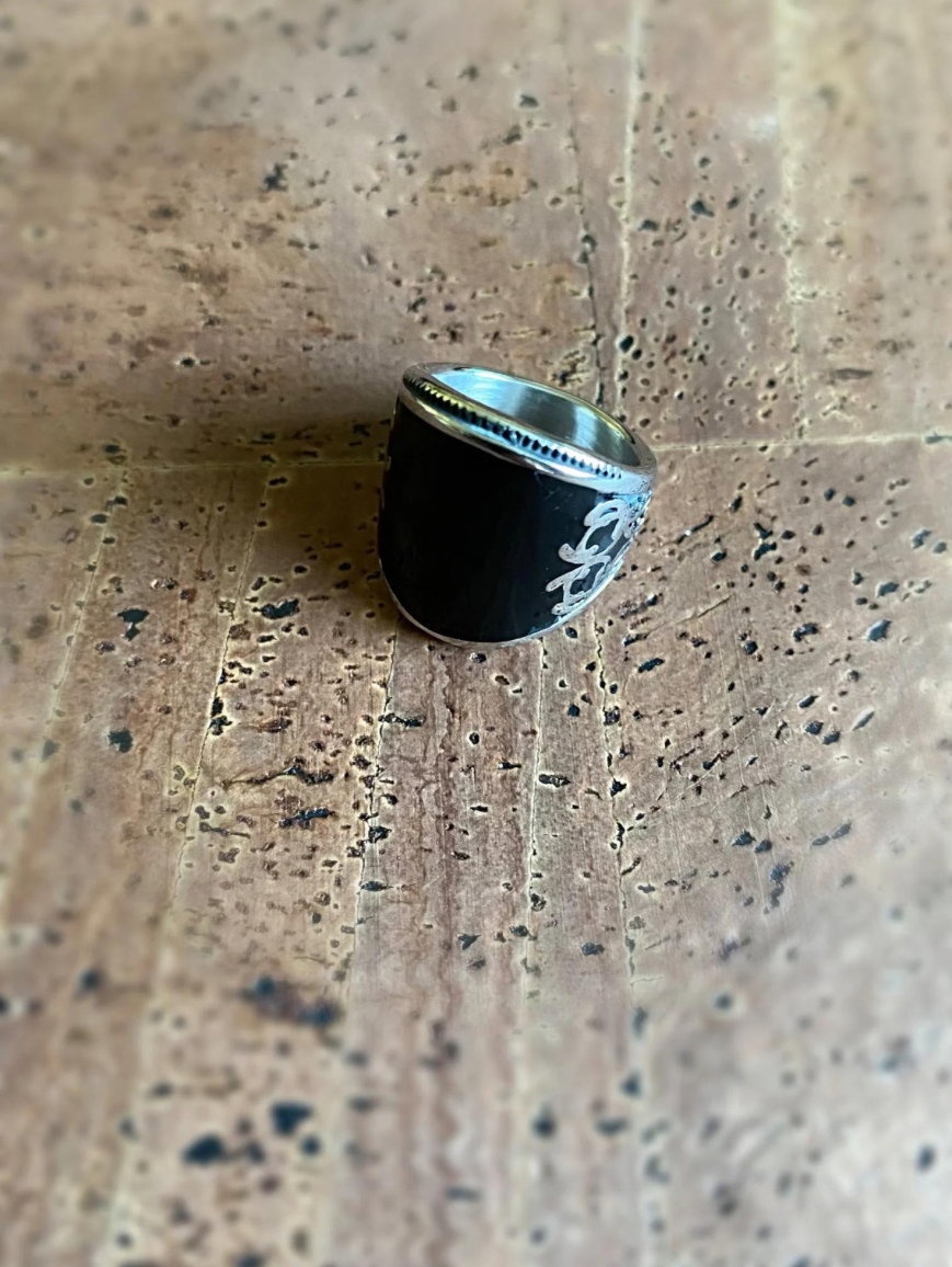 Viking Ring - Odin's Gothic Stone