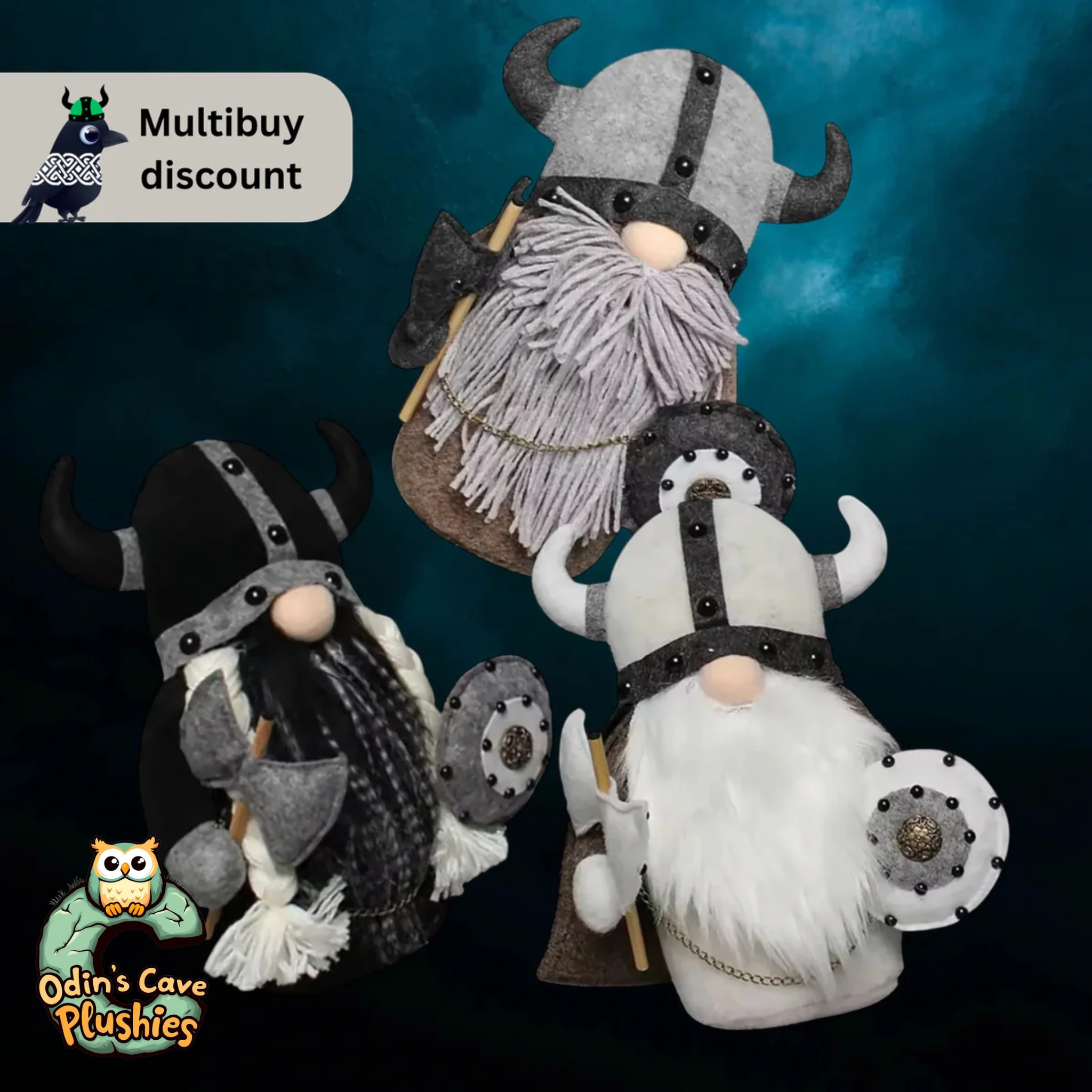 Premium Large Norsemen Gonk Plushie
