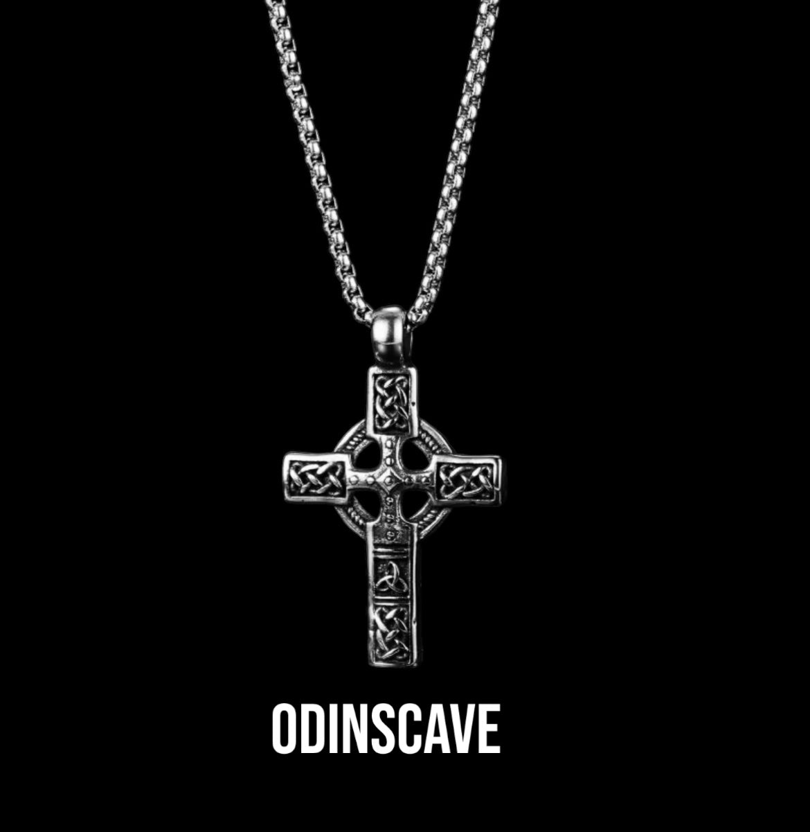 Twisted Celtic Cross Necklace