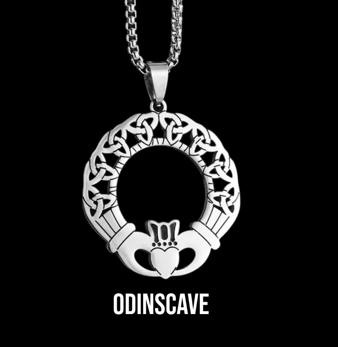 The Claddagh Ring Celtic Necklace