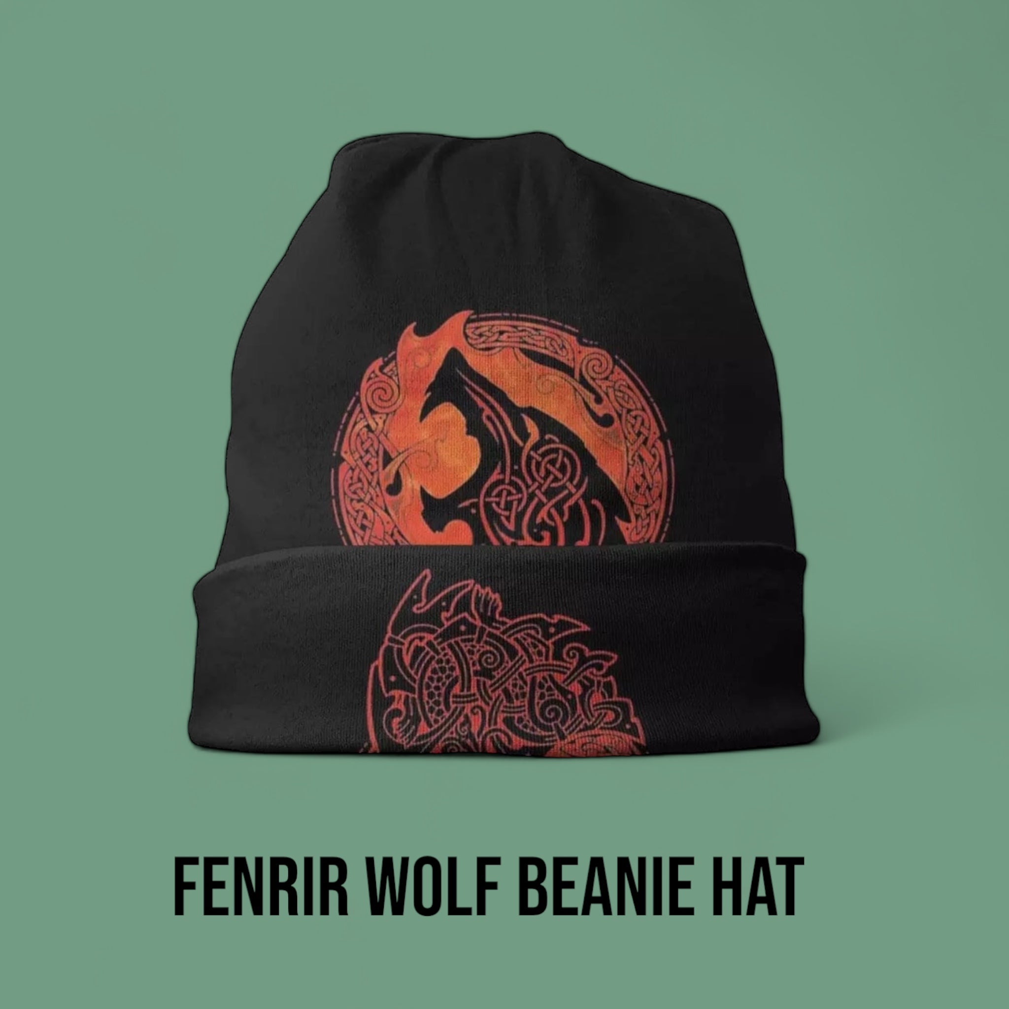 Viking Cap - Fenrir Midnight Wolf