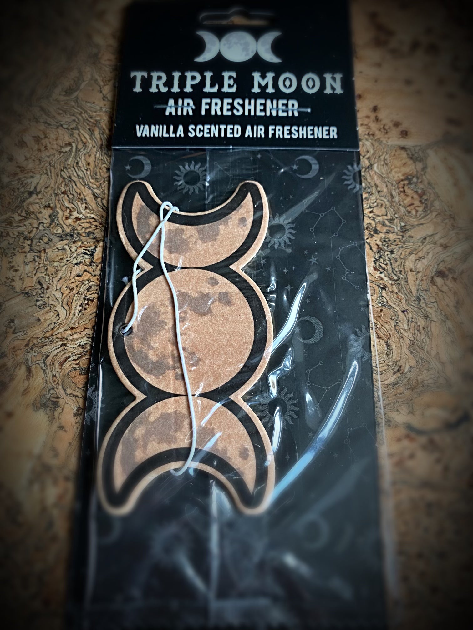 Premium Pagan Triple Moon Air Freshener
