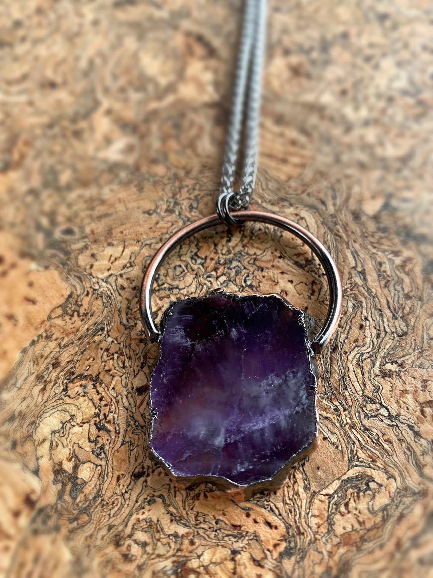 Pagan Necklace - Amethyst Stone