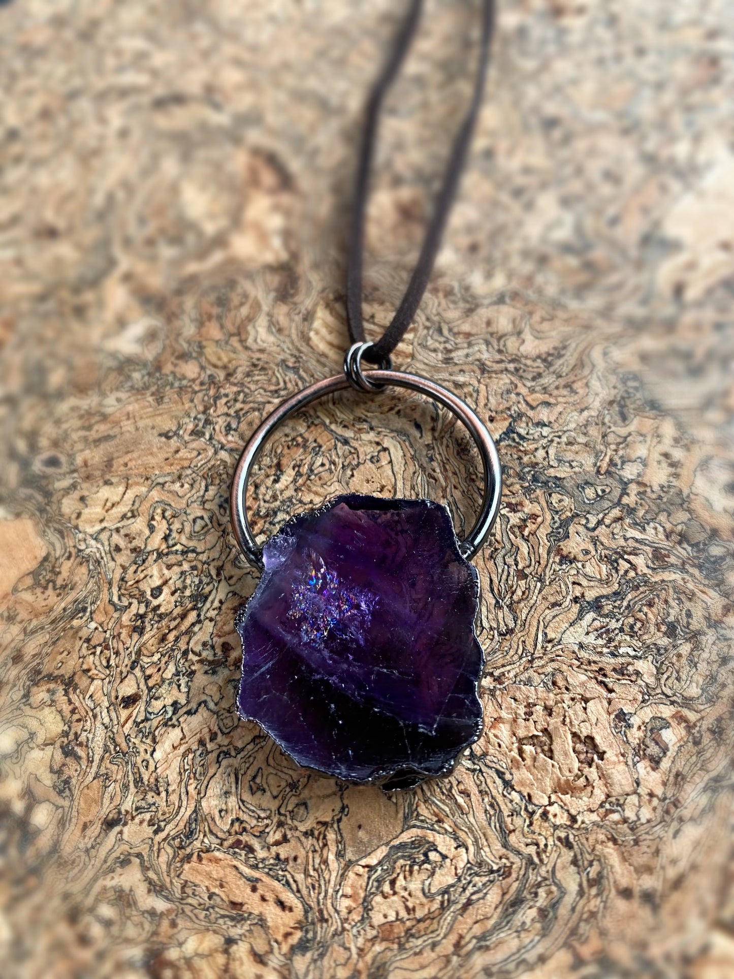 Pagan Necklace - Amethyst Stone