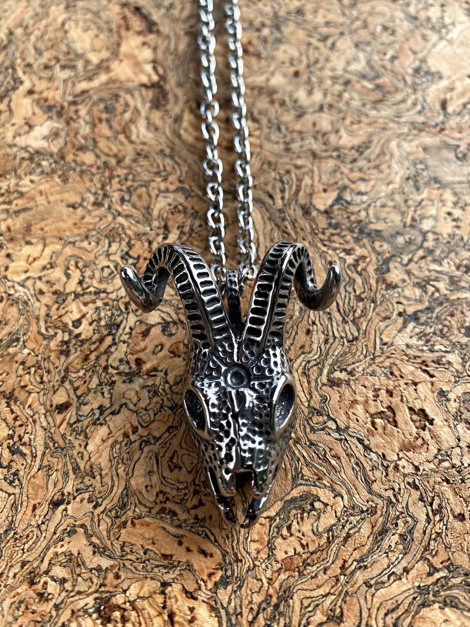 Viking Necklace - The Ram Skull