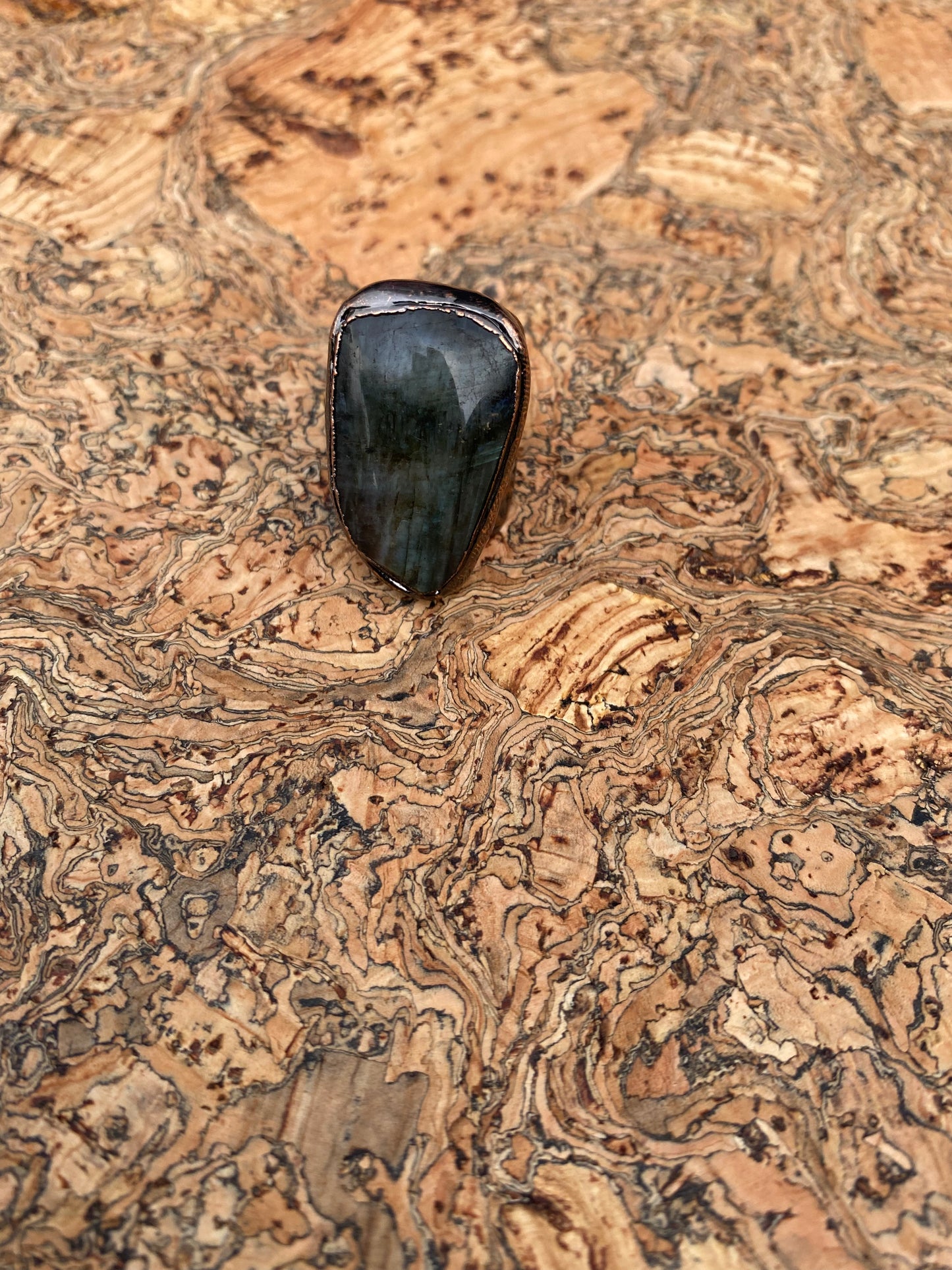 Pagan Ring - Labradorite Premium Stone