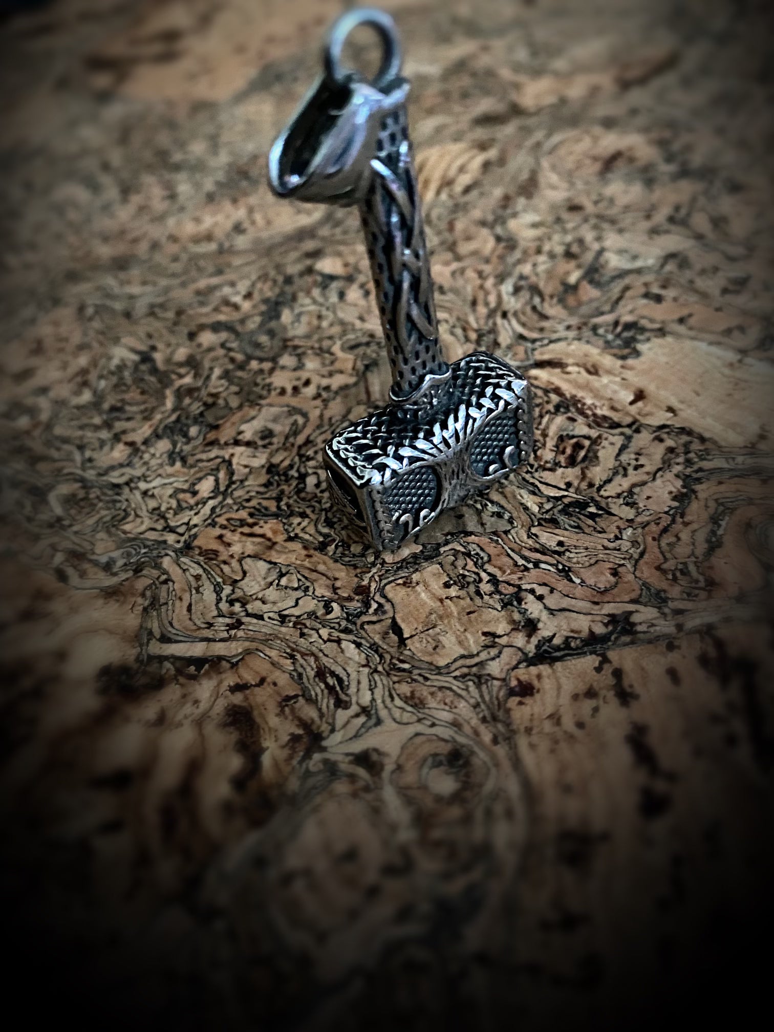 Yggdrasil Thor Hammer Viking Necklace