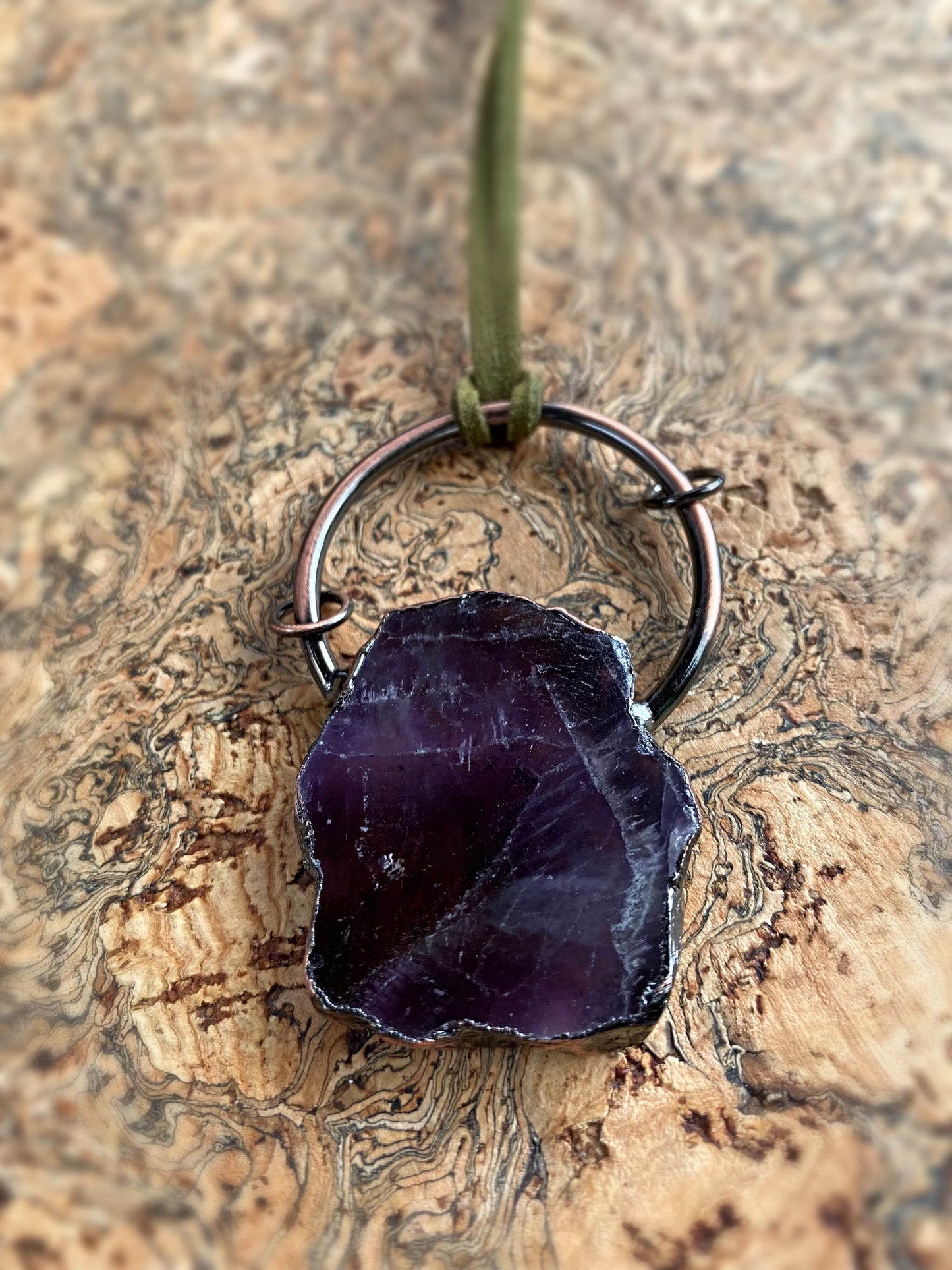 Pagan Necklace - Amethyst Stone