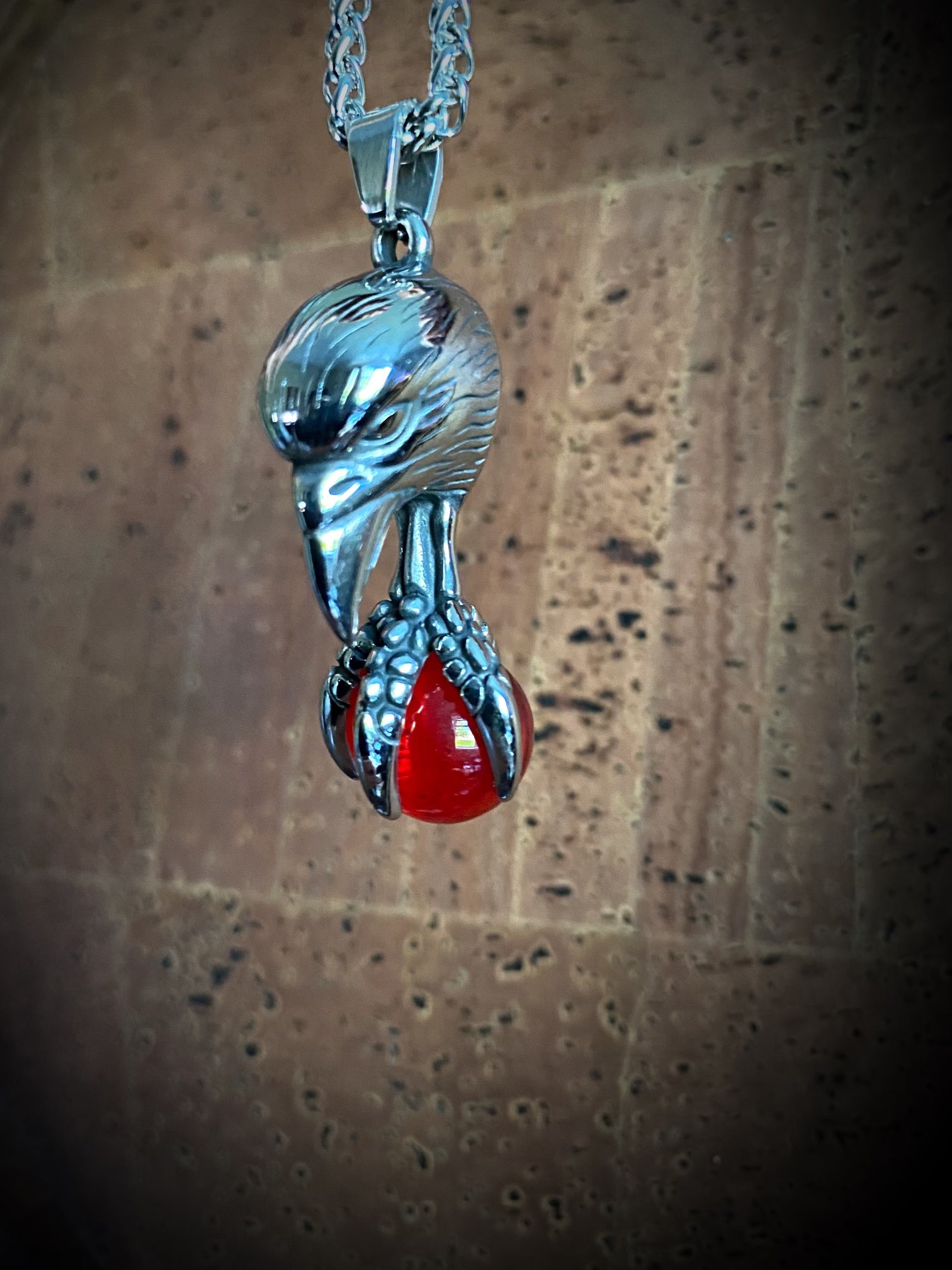 Pagan Necklace - Morrighan’s Mythical Crow