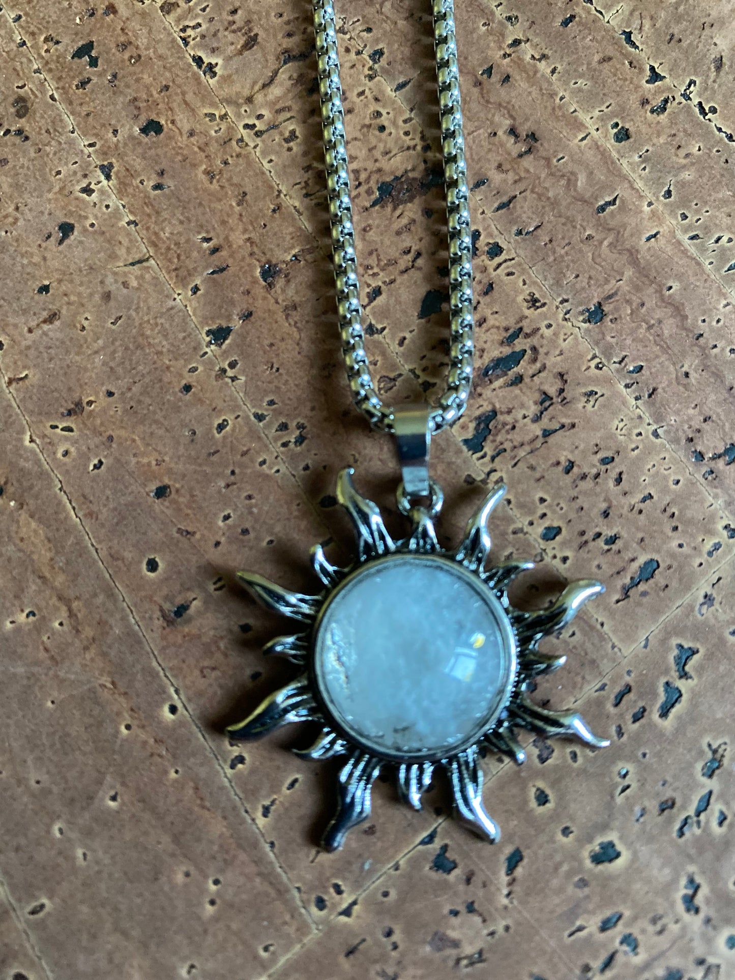 Pagan Necklace - Natural Sun Crystals