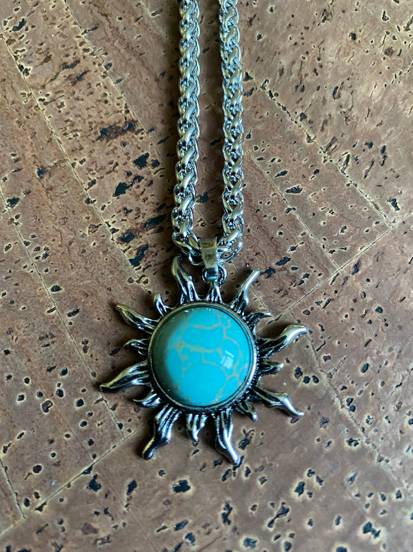 Pagan Necklace - Natural Sun Crystals