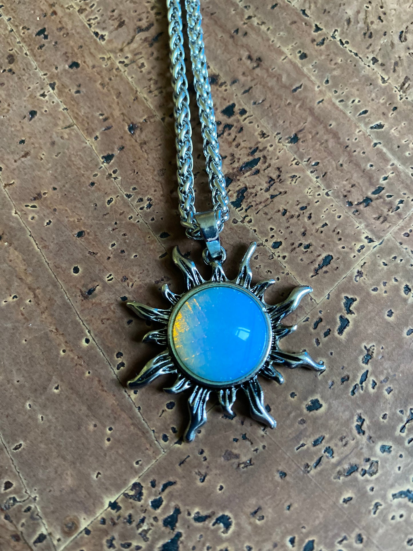 Pagan Necklace - Natural Sun Crystals