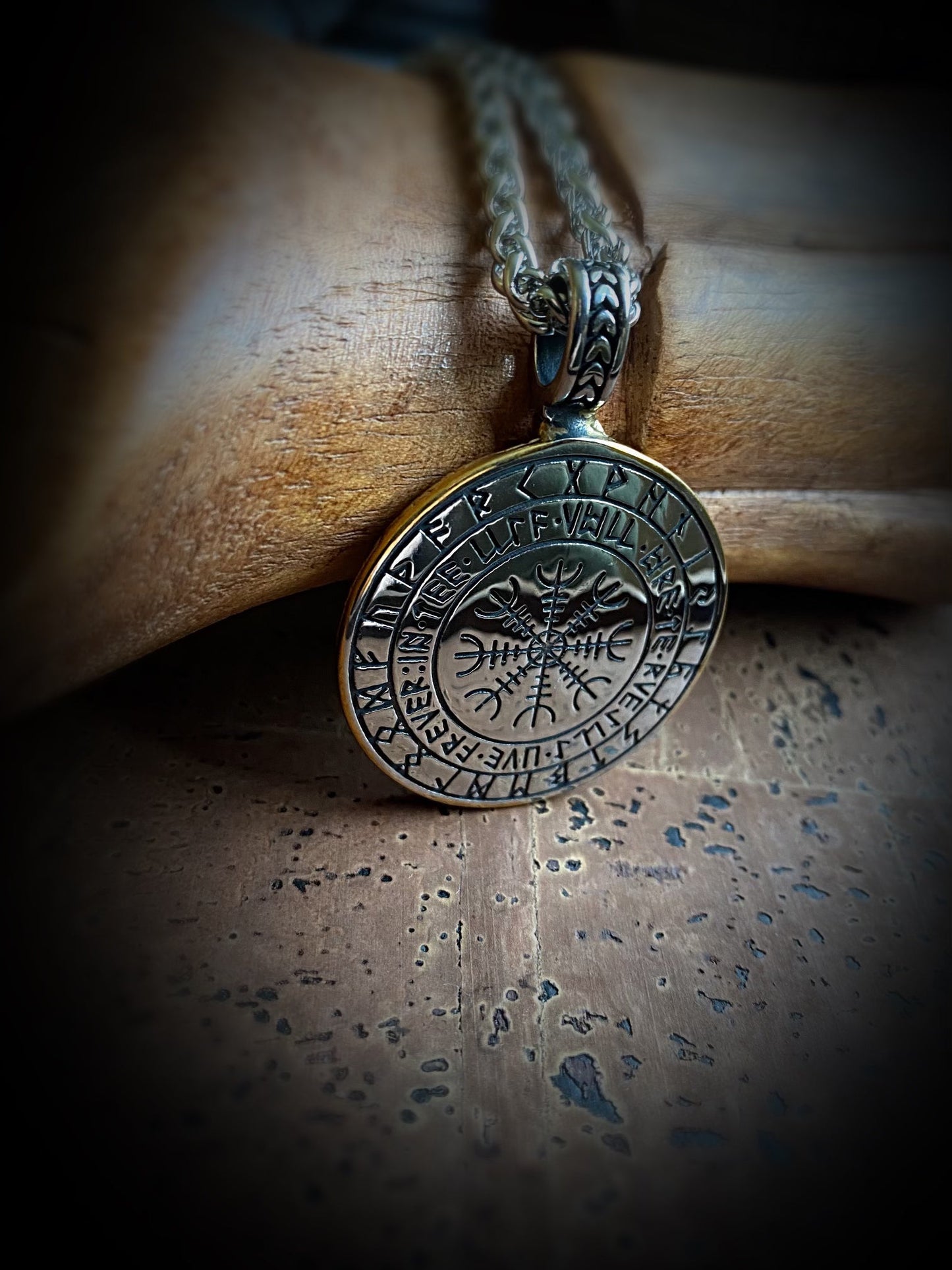 Tree Of Life Serpent Viking Necklace