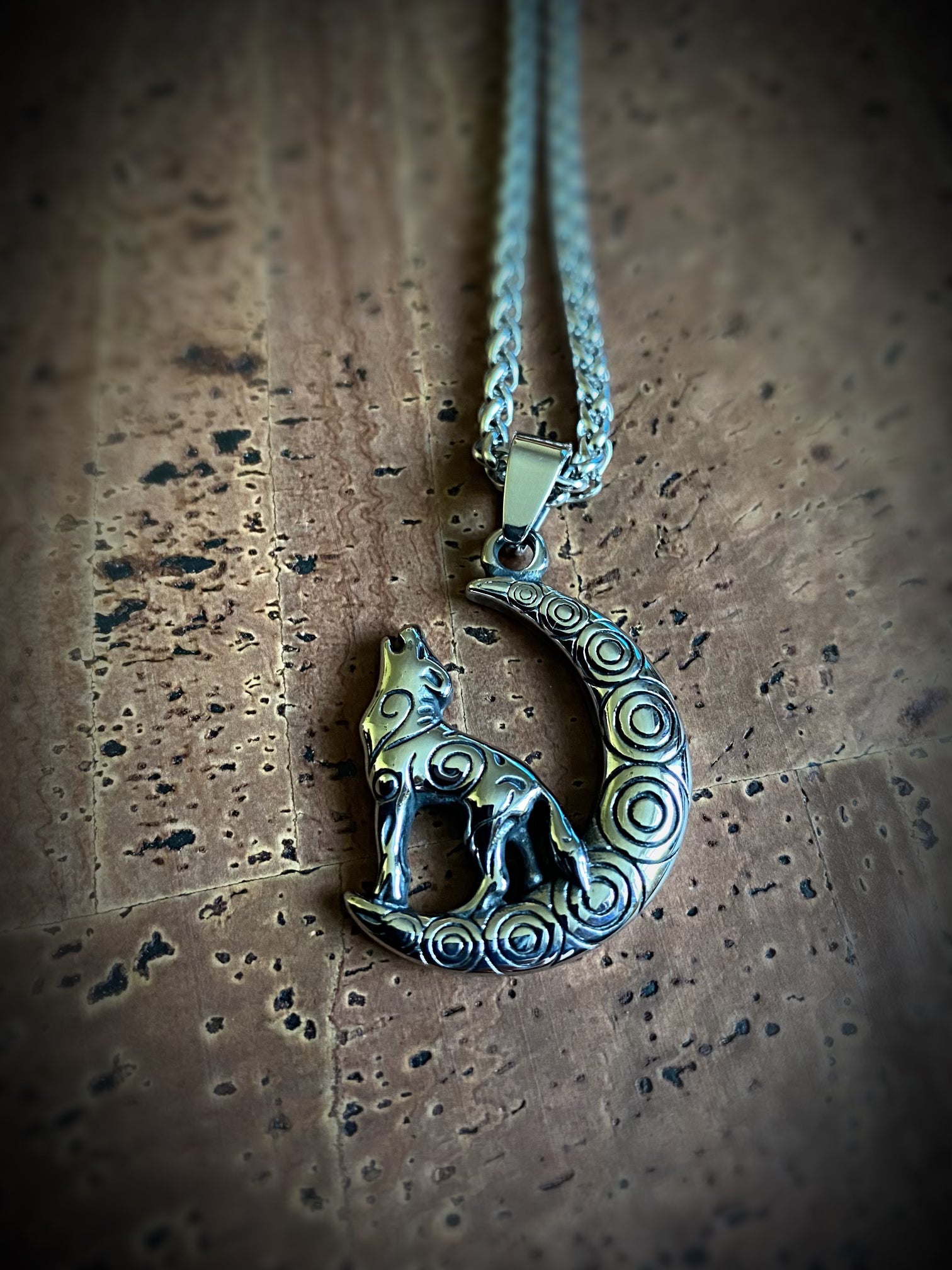 Viking Necklace - Fenrir’s Half Moon