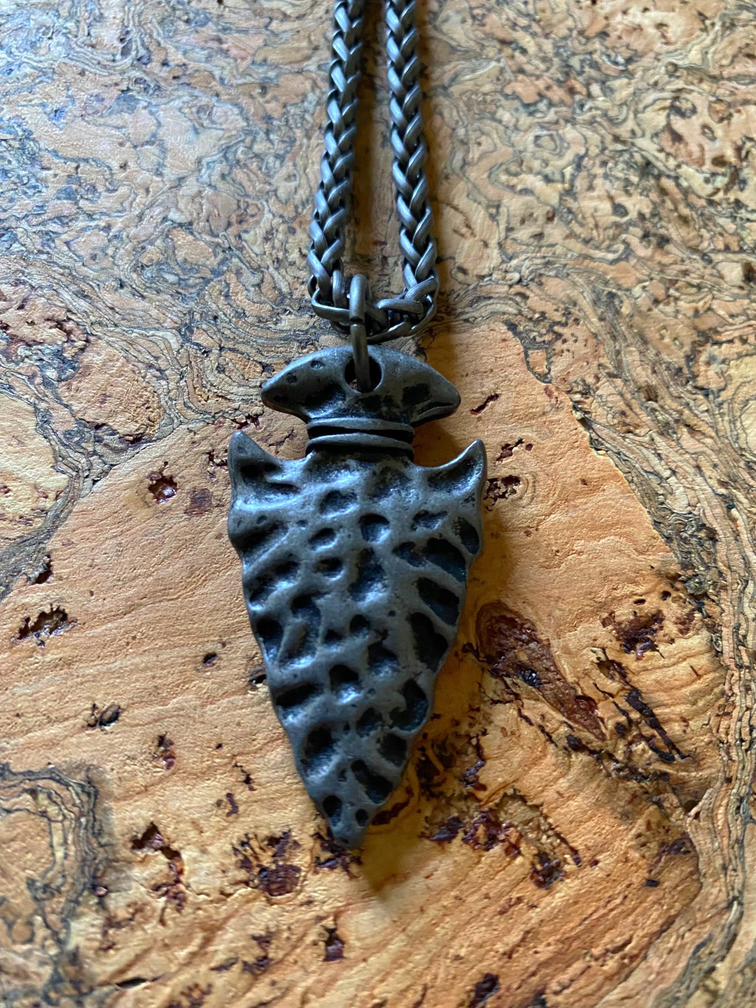 Viking Necklace - Vintage Aegishjalmur Arrow