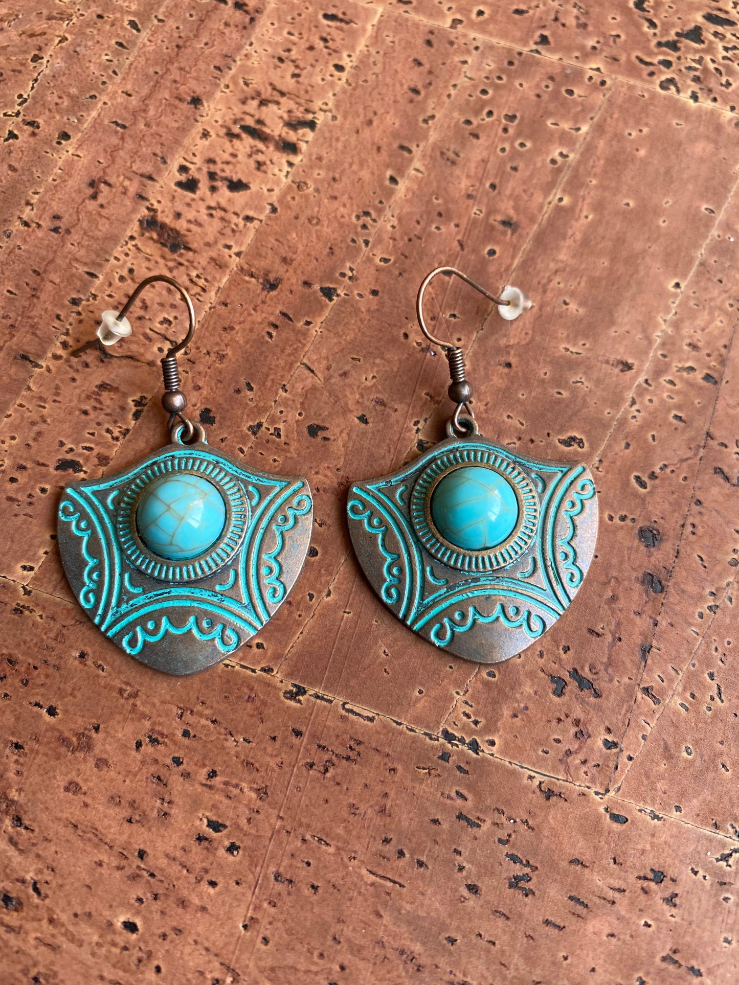 Viking Shield Pair Of Earrings