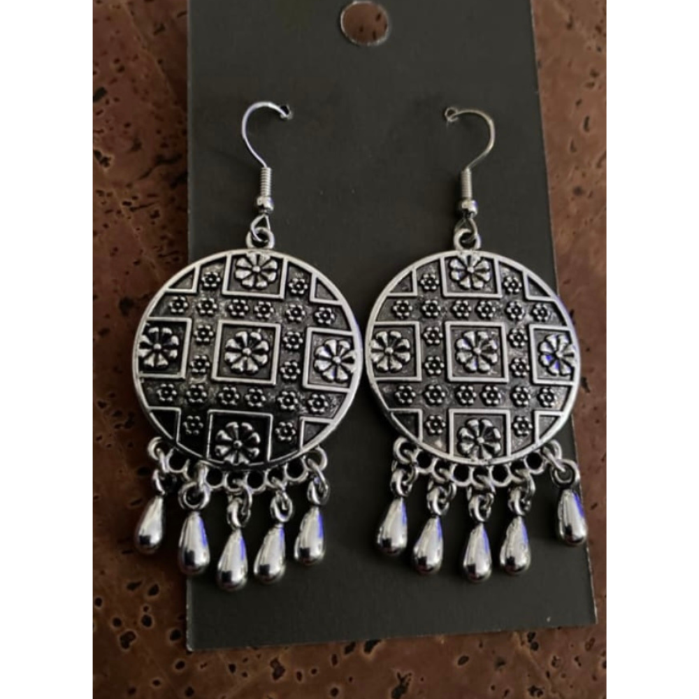 Viking Shield Rounds Pair Of Earrings