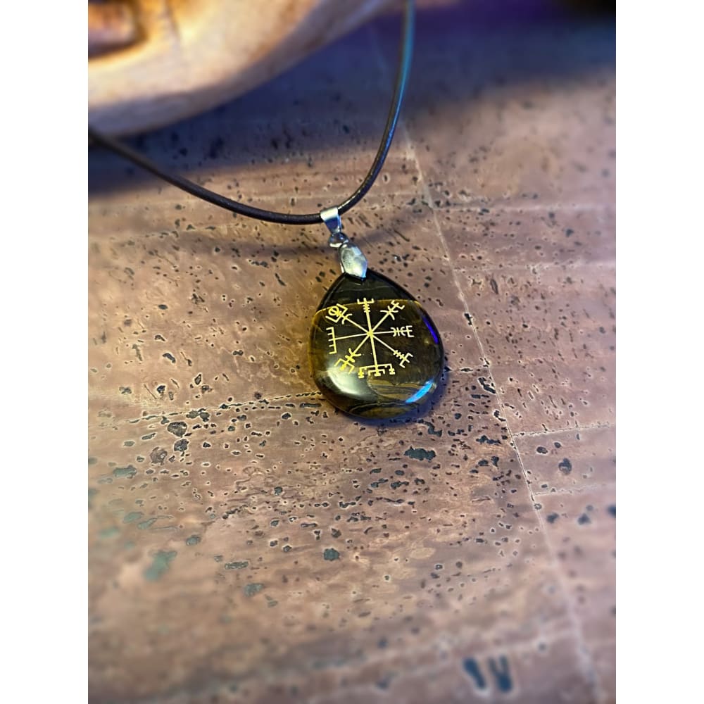 Aegishjalmur Pebble Pendant