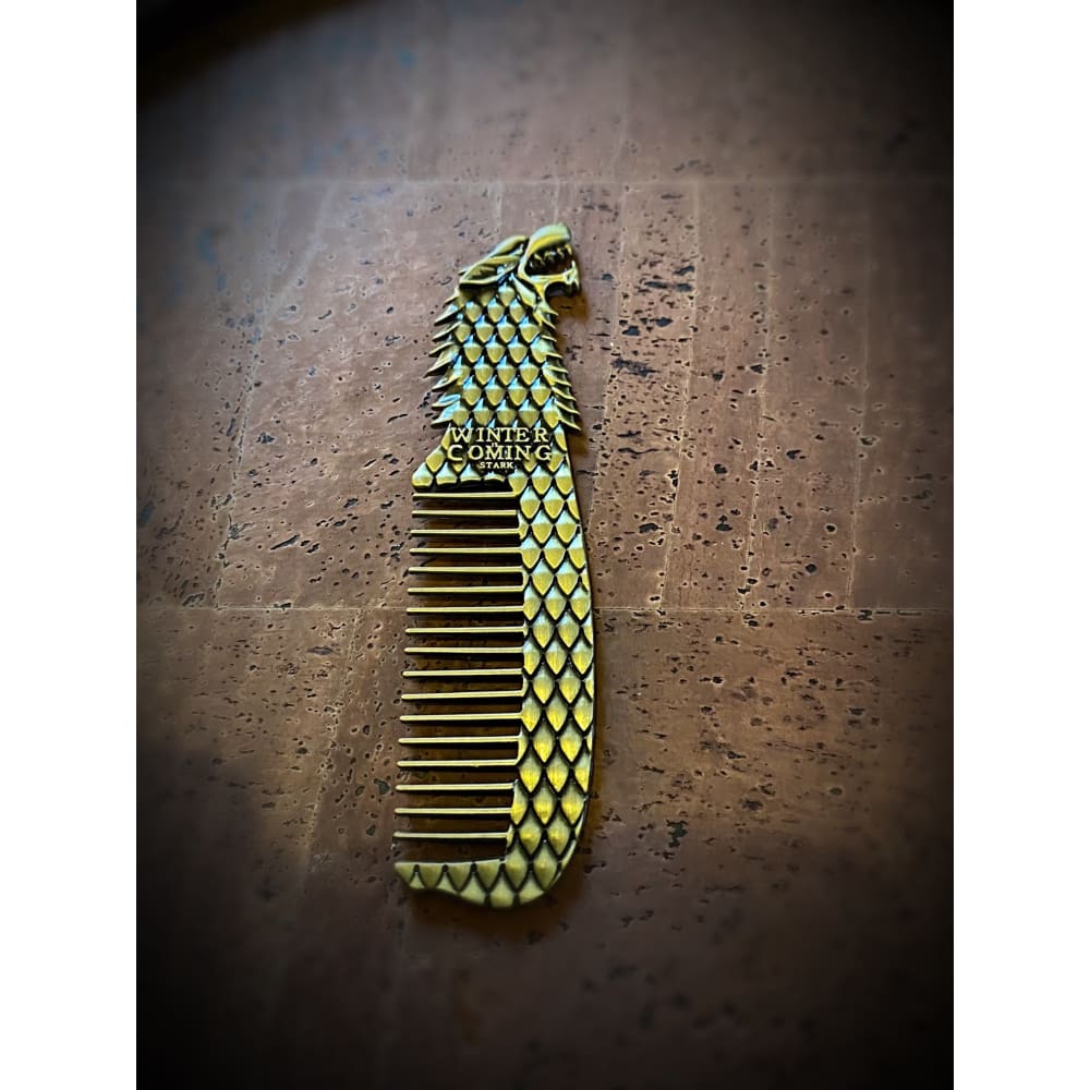 Creative Metal Viking Wolf Combs