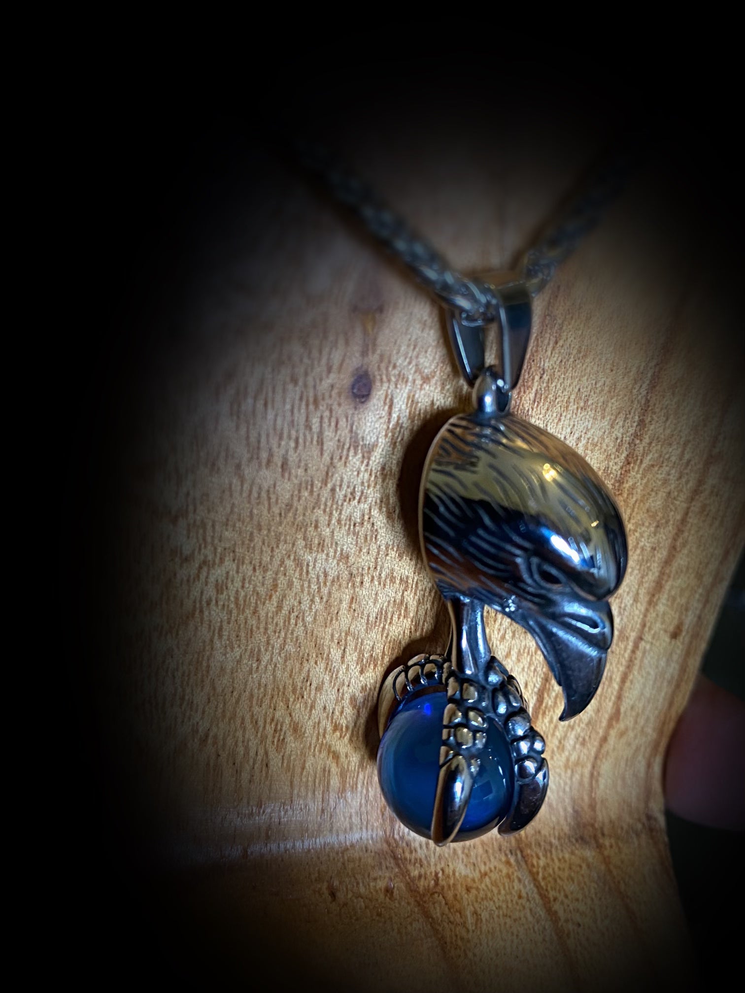 Pagan Necklace - Morrighan’s Mythical Crow